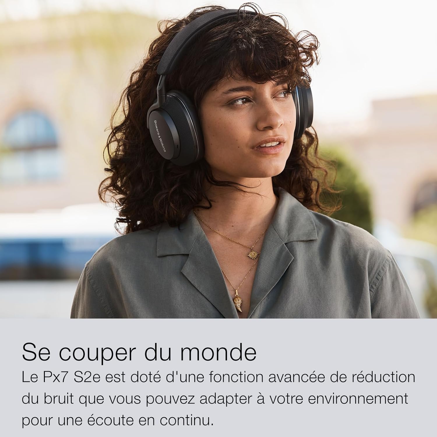 Casque d'écoute Px7 S2e édition limitée de Bowers & Wilkins - Suppression du bruit et mode transparence améliorés, appels cristallins, Bluetooth,