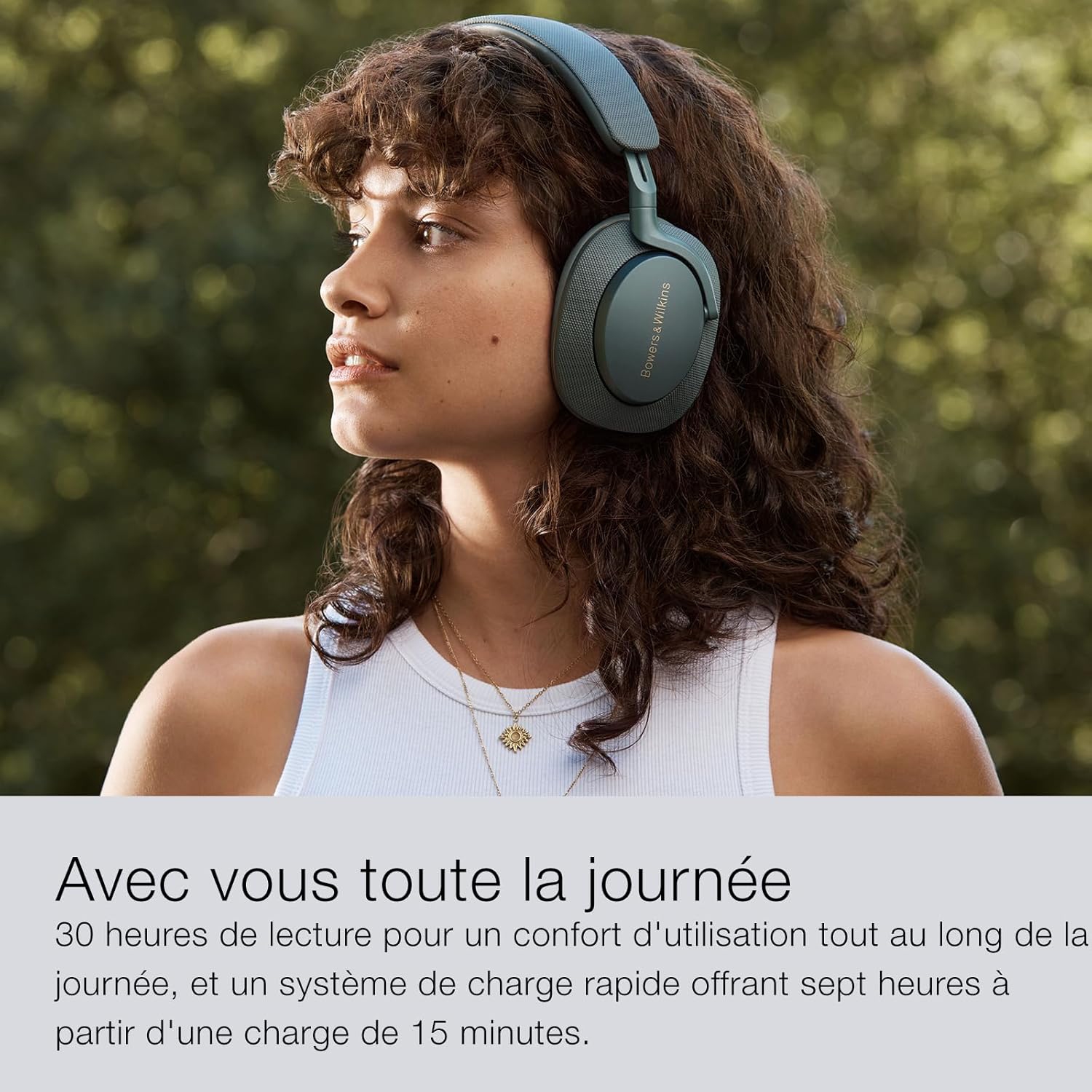 Casque d'écoute Px7 S2e édition limitée de Bowers & Wilkins - Suppression du bruit et mode transparence améliorés, appels cristallins, Bluetooth,