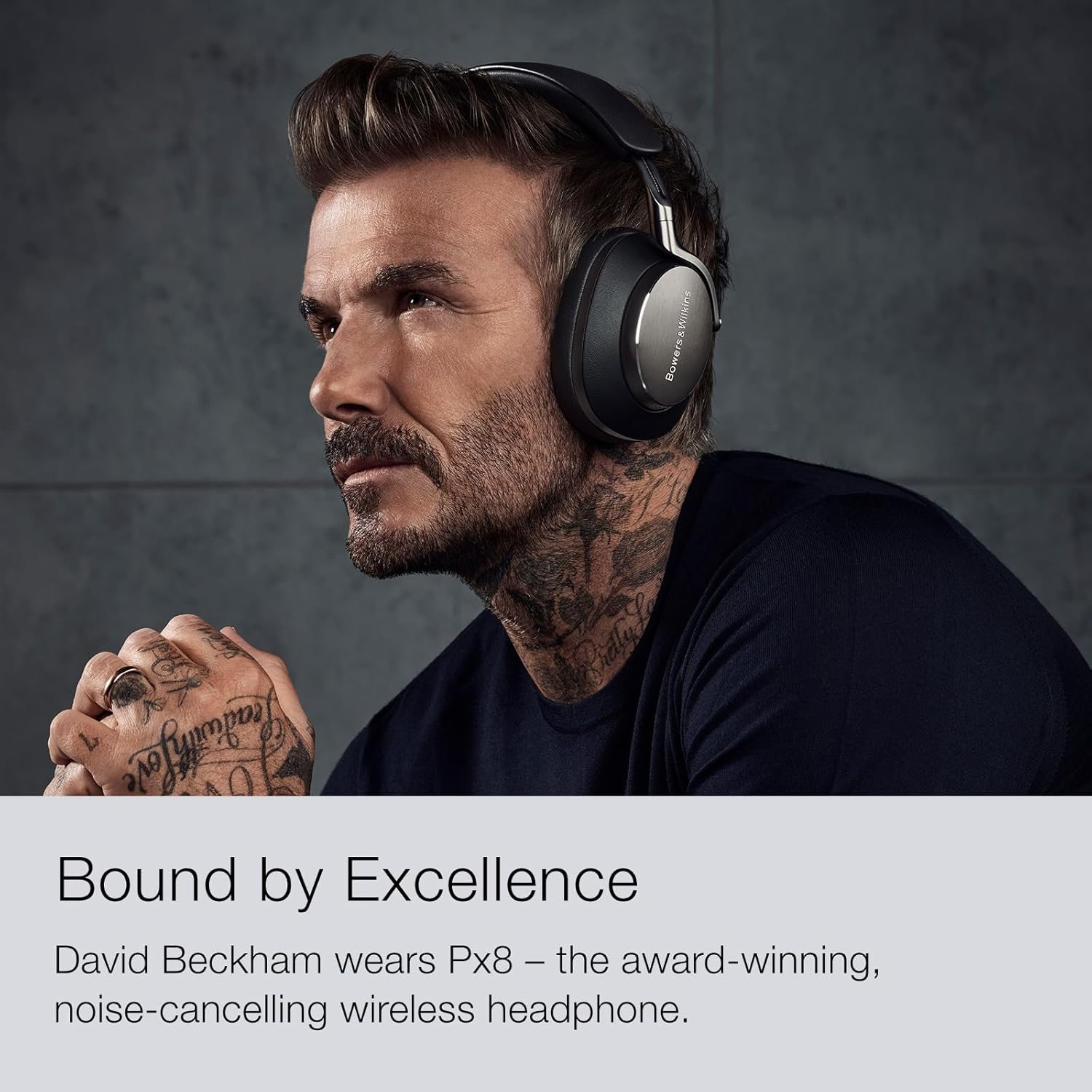 Casque d'écoute sans fil Px8 édition limitée de Bowers & Wilkins, suppression active du bruit avancée, matériaux luxueux, autonomie de 30 heures,
