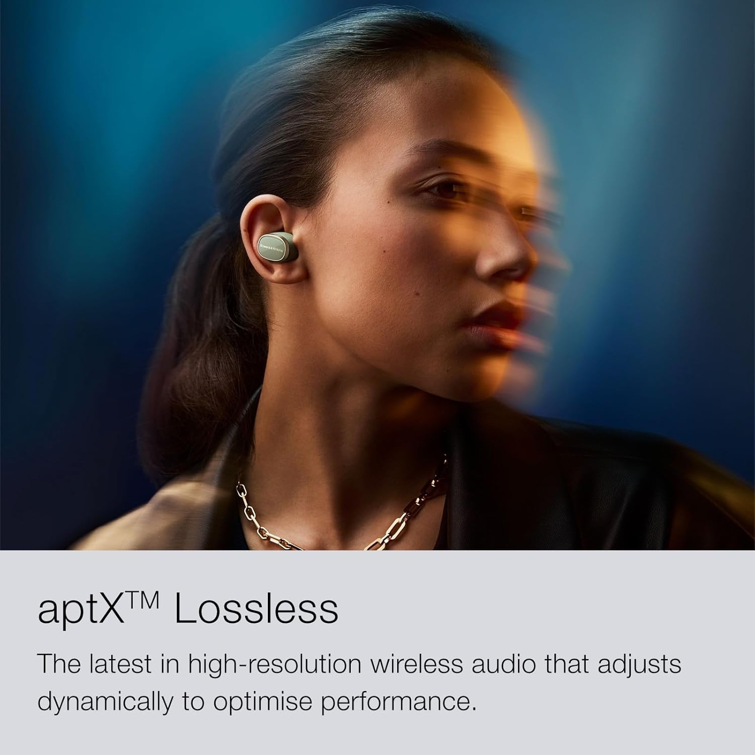 Écouteurs boutons sans fil Pi8 de Bowers & Wilkins, écouteurs boutons Bluetooth avec puce Qualcomm et aptX sans perte, écouteurs boutons à