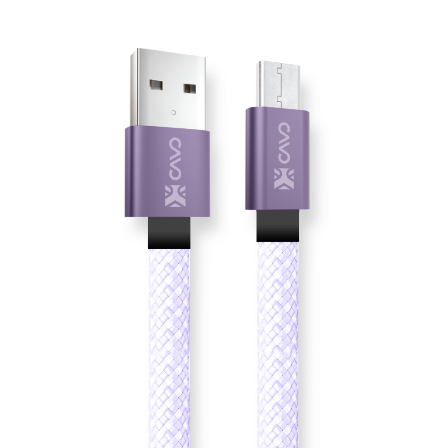 Cavo - Micro USB Cable, Universal Charger Cable, High Speed Sync Charger Cord and Micro USB Data Cord Wire,1M - light purple.