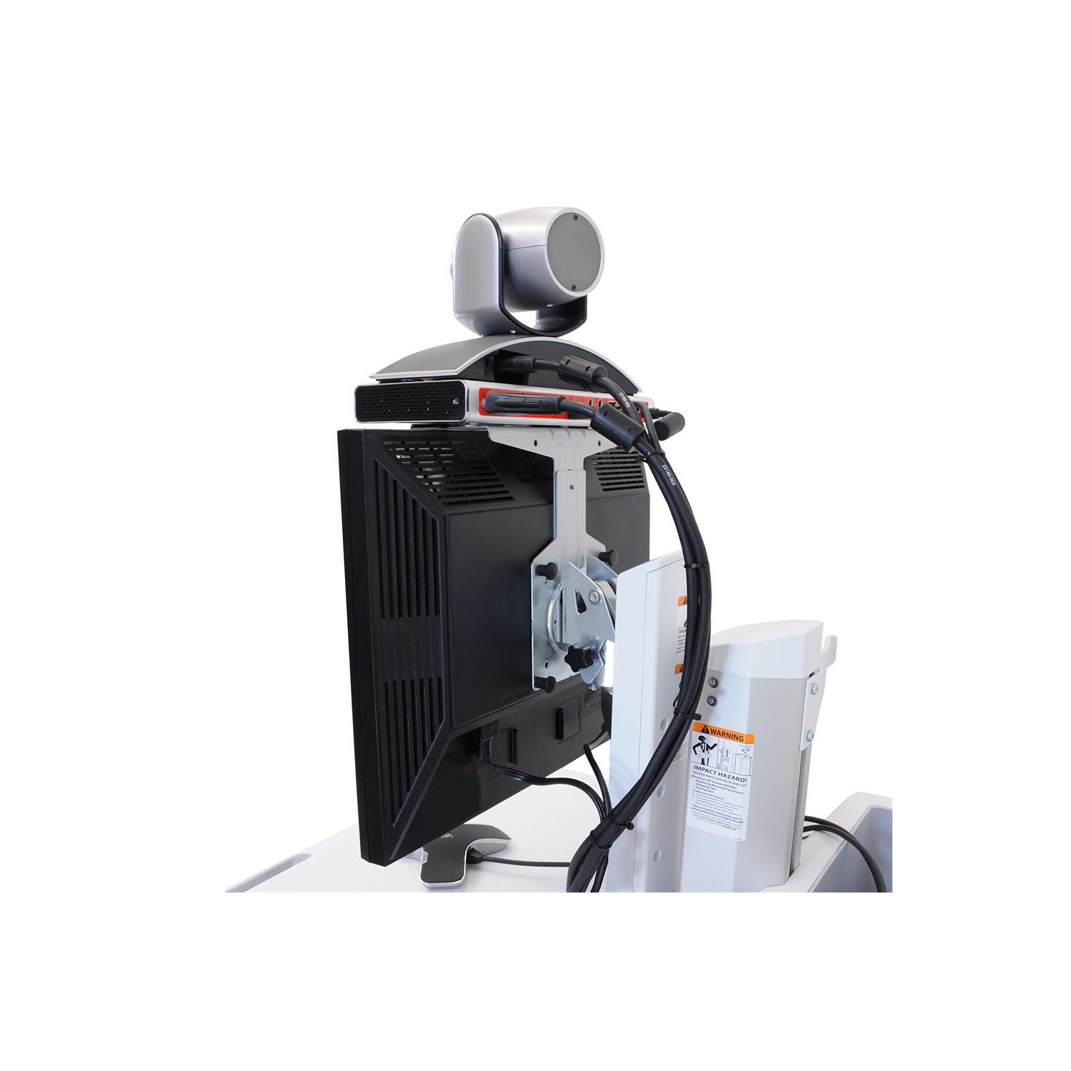 Ergotron SV Single Monitor Telepresence Kit for SV43/44 Carts - White -