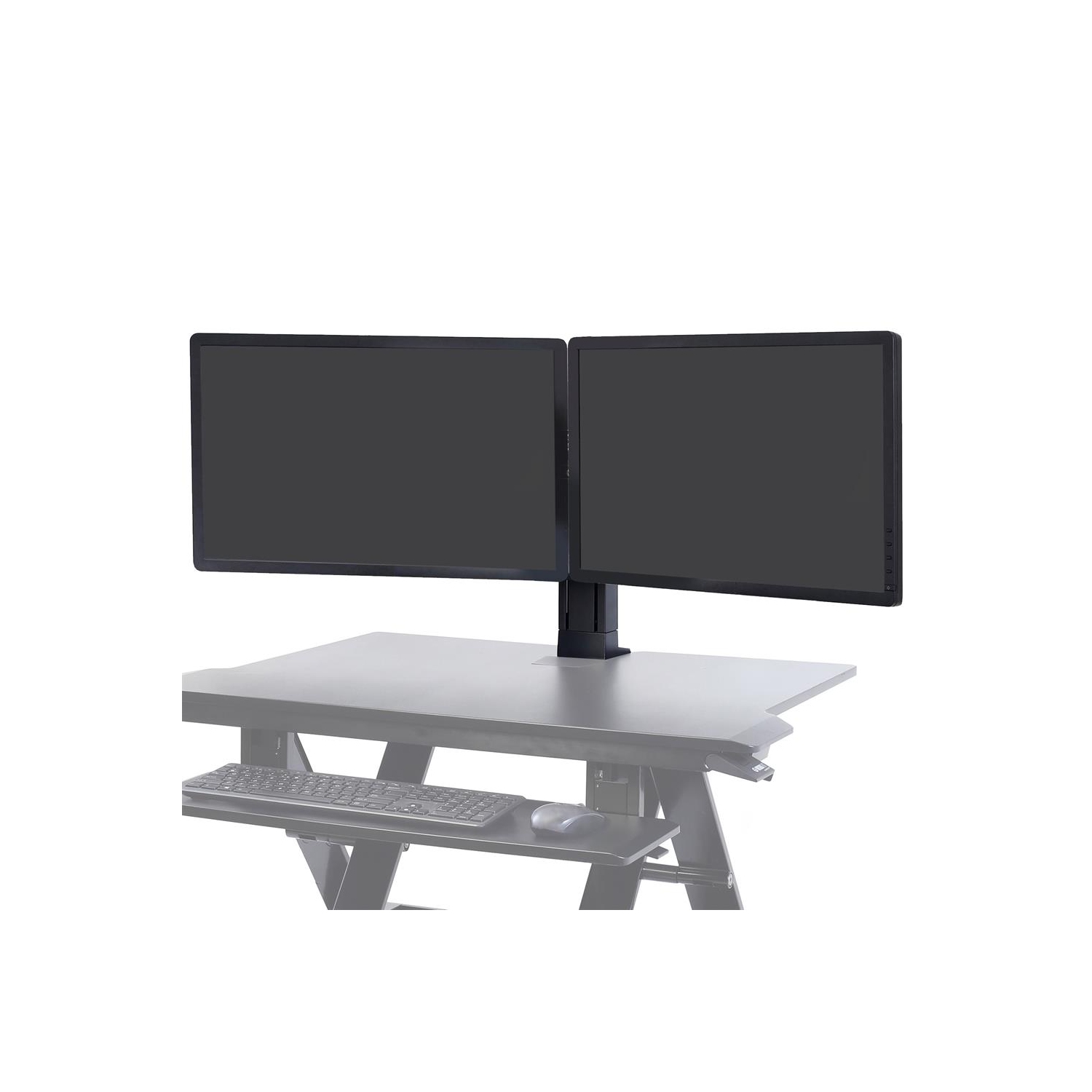 Ergotron WorkFit Universal Dual Monitor Kit - Black -