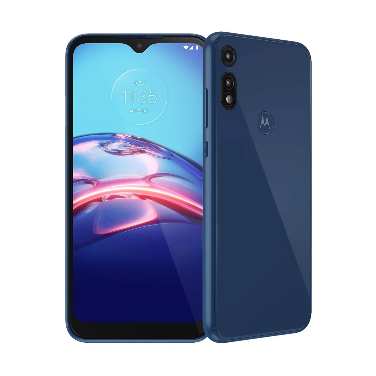 Refurbished - Motorola Moto E (2020) 32GB Smartphone - Midnight Blue - Unlocked