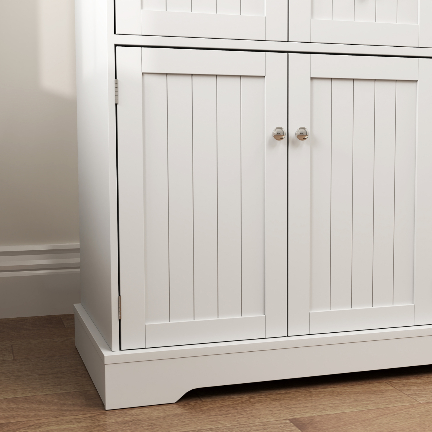 PawHut – Bac à litière pour chats, bac à litière caché d'intérieur Furnitrue avec tiroir, rangement, trousse antibasculement, salle de bain pour