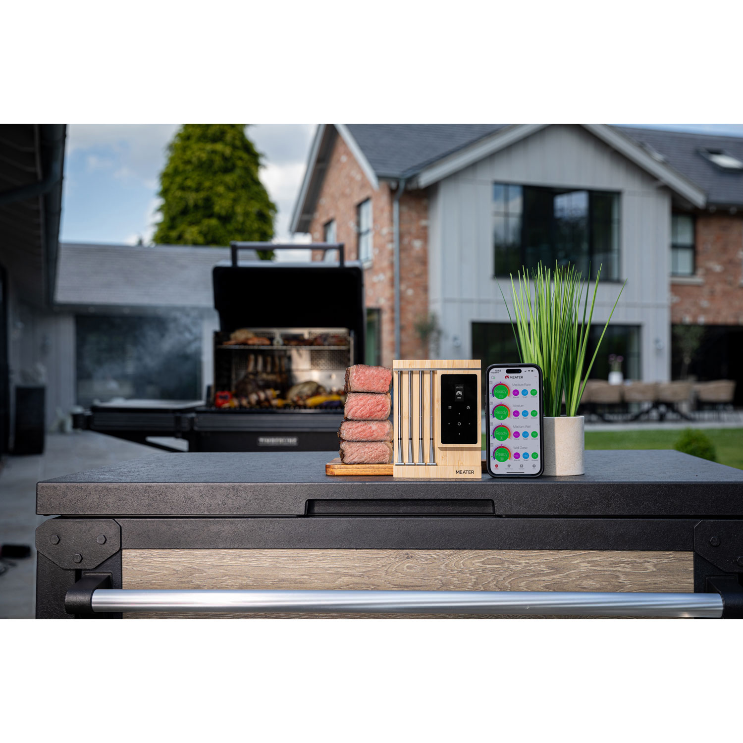 Traeger Meater Pro XL Wireless Thermometer - 4 Pack - Silver