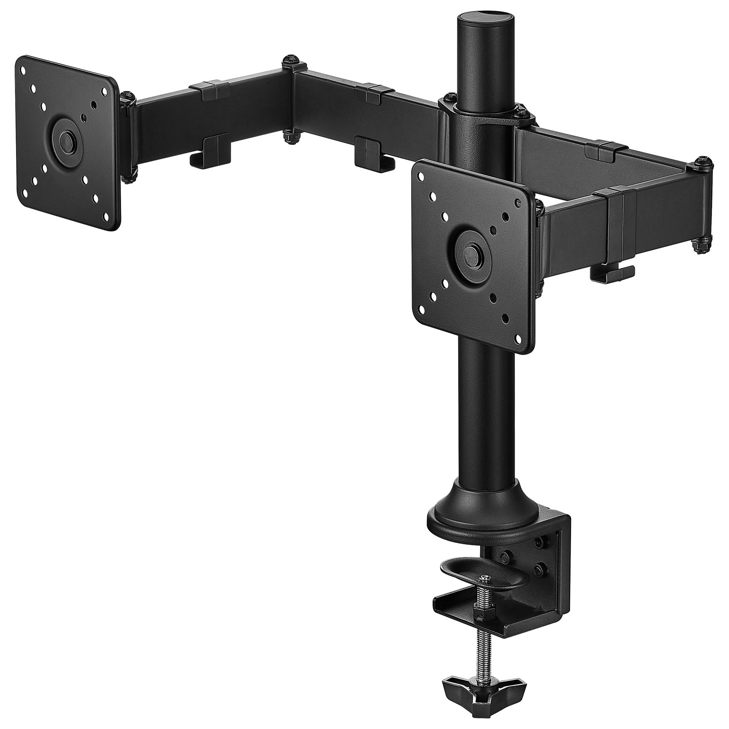 Support articulé pour deux moniteurs de 32 po d'Insignia - Noir - Exclusivité BBY