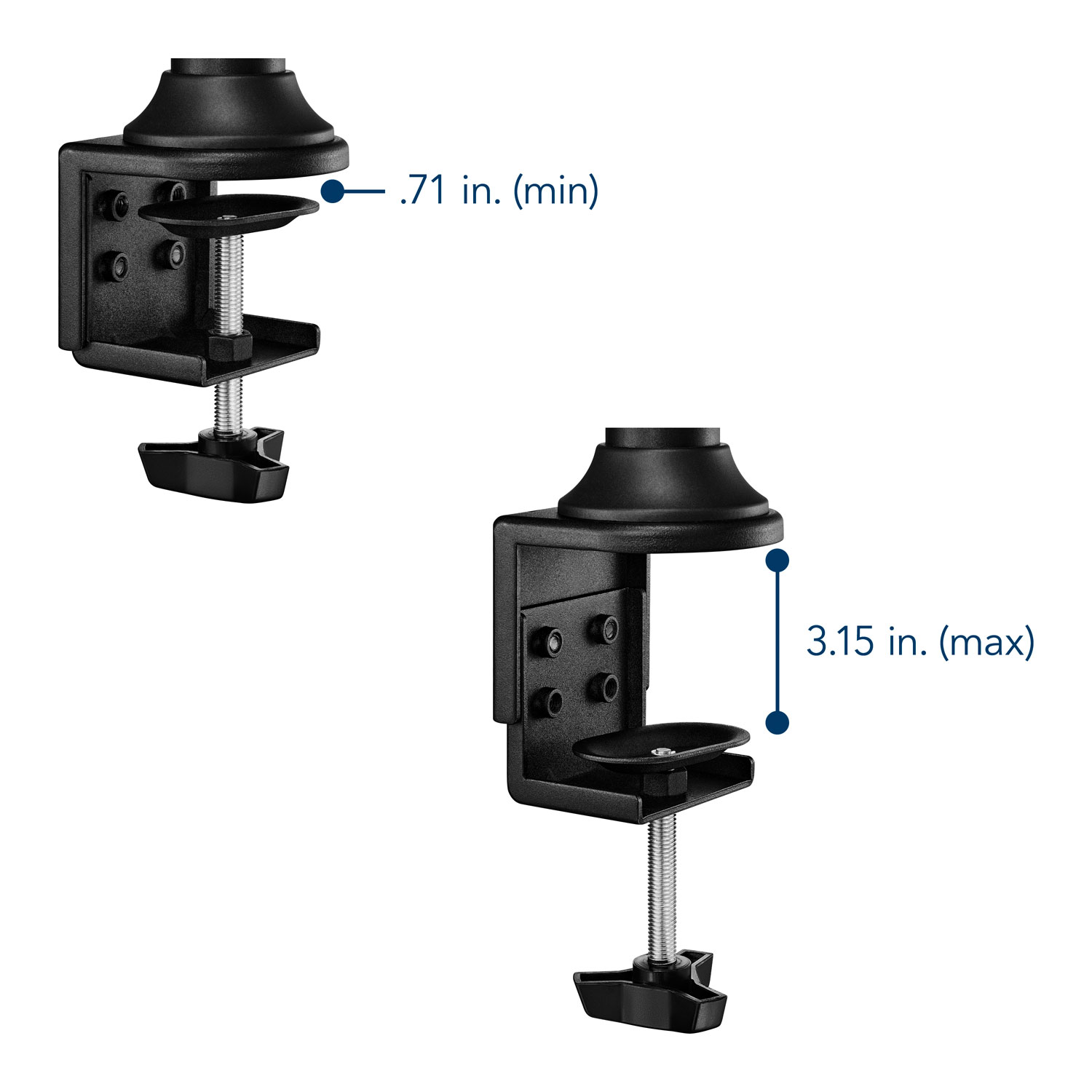 Support articulé pour deux moniteurs de 32 po d'Insignia - Noir - Exclusivité BBY