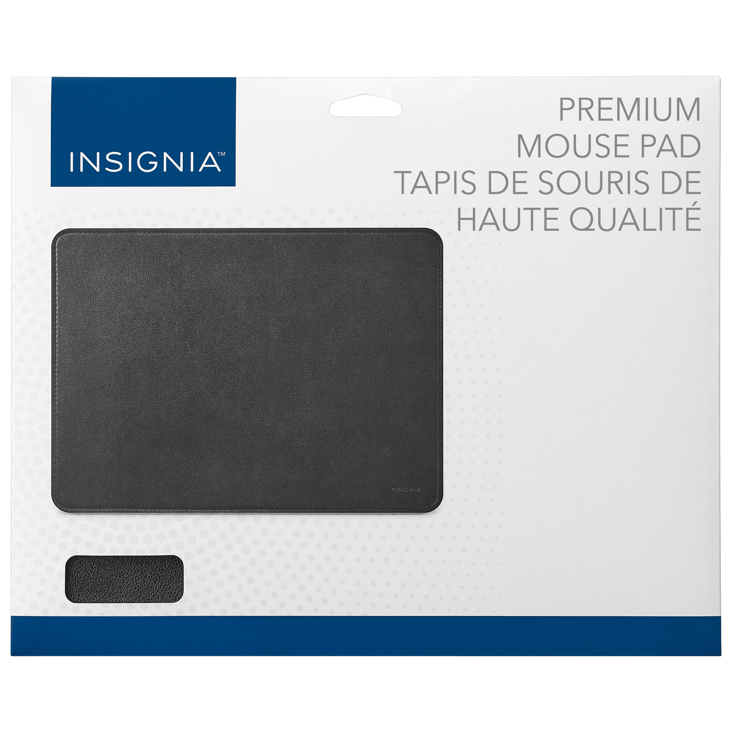Tapis de souris en cuir haut de gamme d'Insignia - Noir - Exclusivité Best Buy