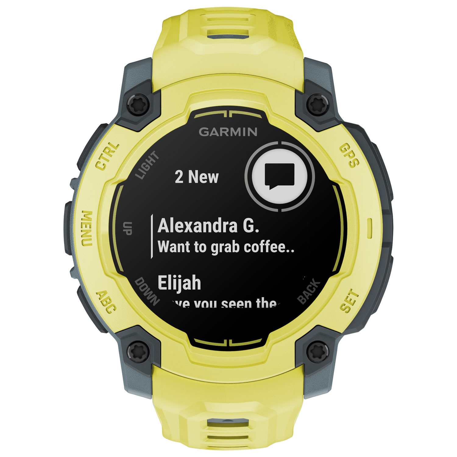Montre intelligente multisport Bluetooth Instinct E de 45 mm de Garmin - Lime électrique