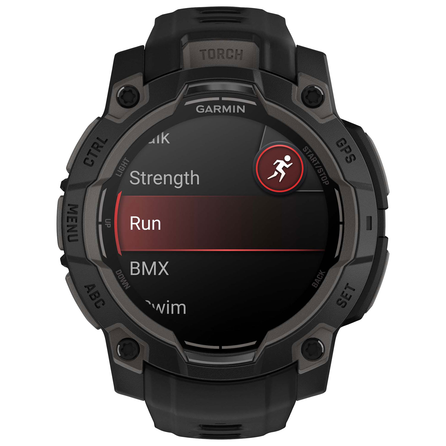 Garmin Instinct 3 AMOLED 45mm Bluetooth Multisport Smartwatch - Black