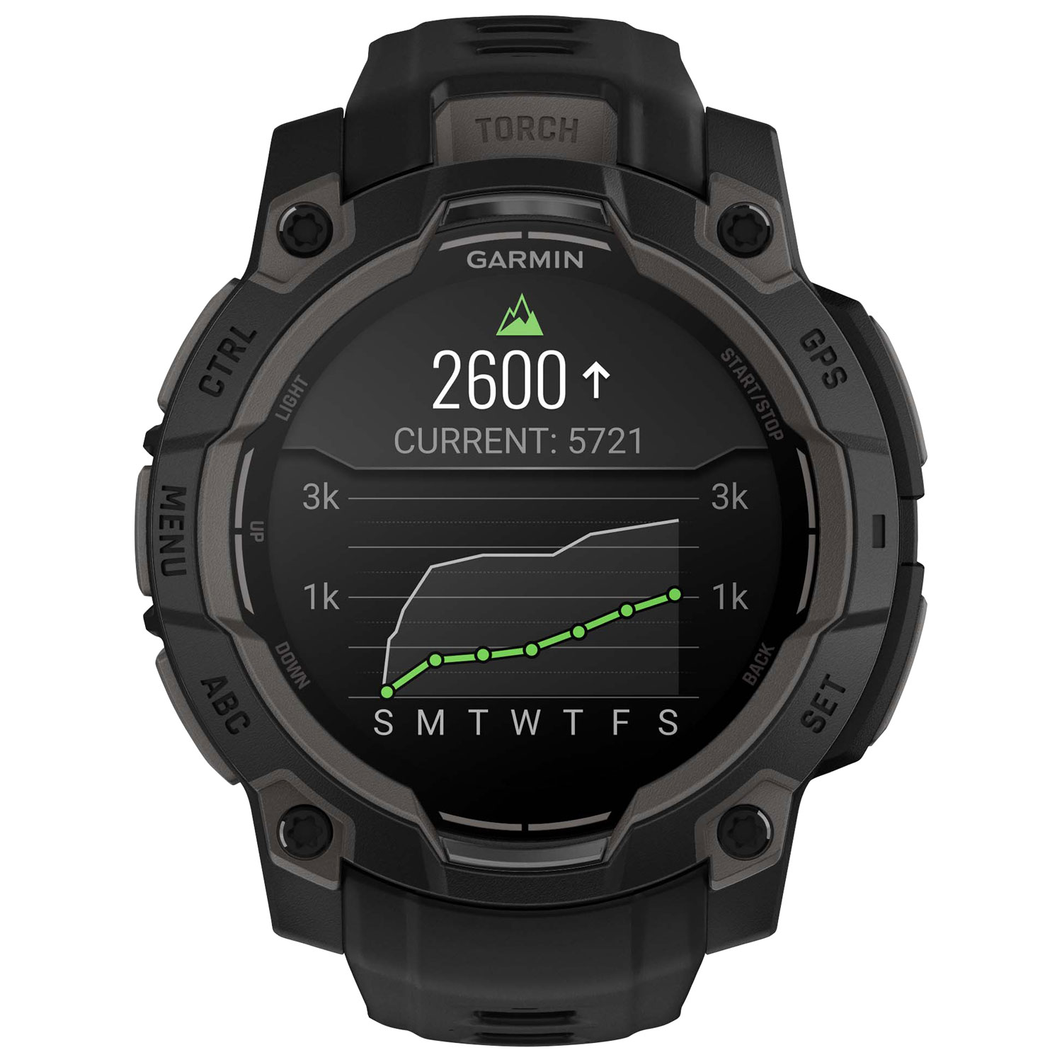 Garmin Instinct 3 AMOLED 45mm Bluetooth Multisport Smartwatch - Black