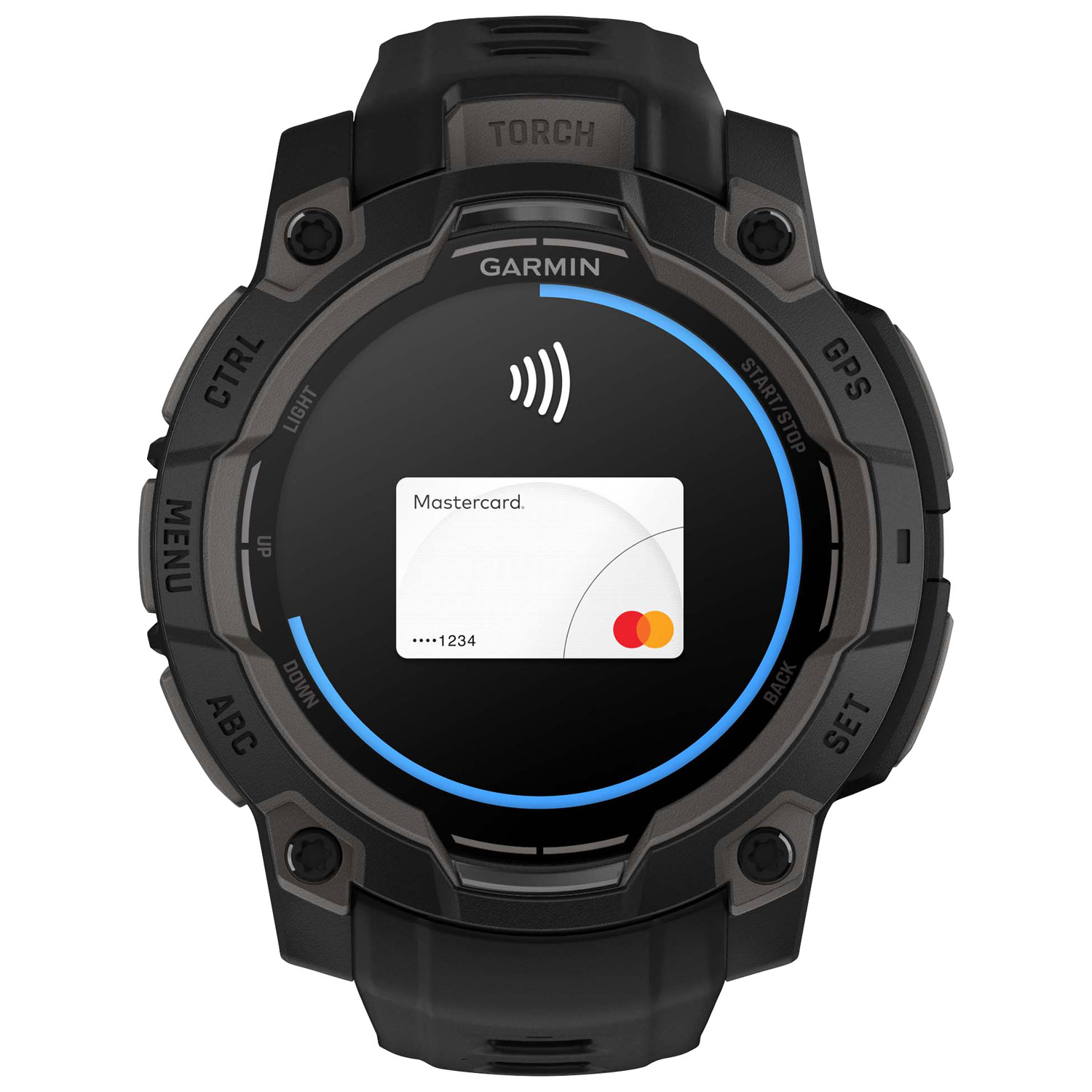 Garmin Instinct 3 AMOLED 45mm Bluetooth Multisport Smartwatch - Black