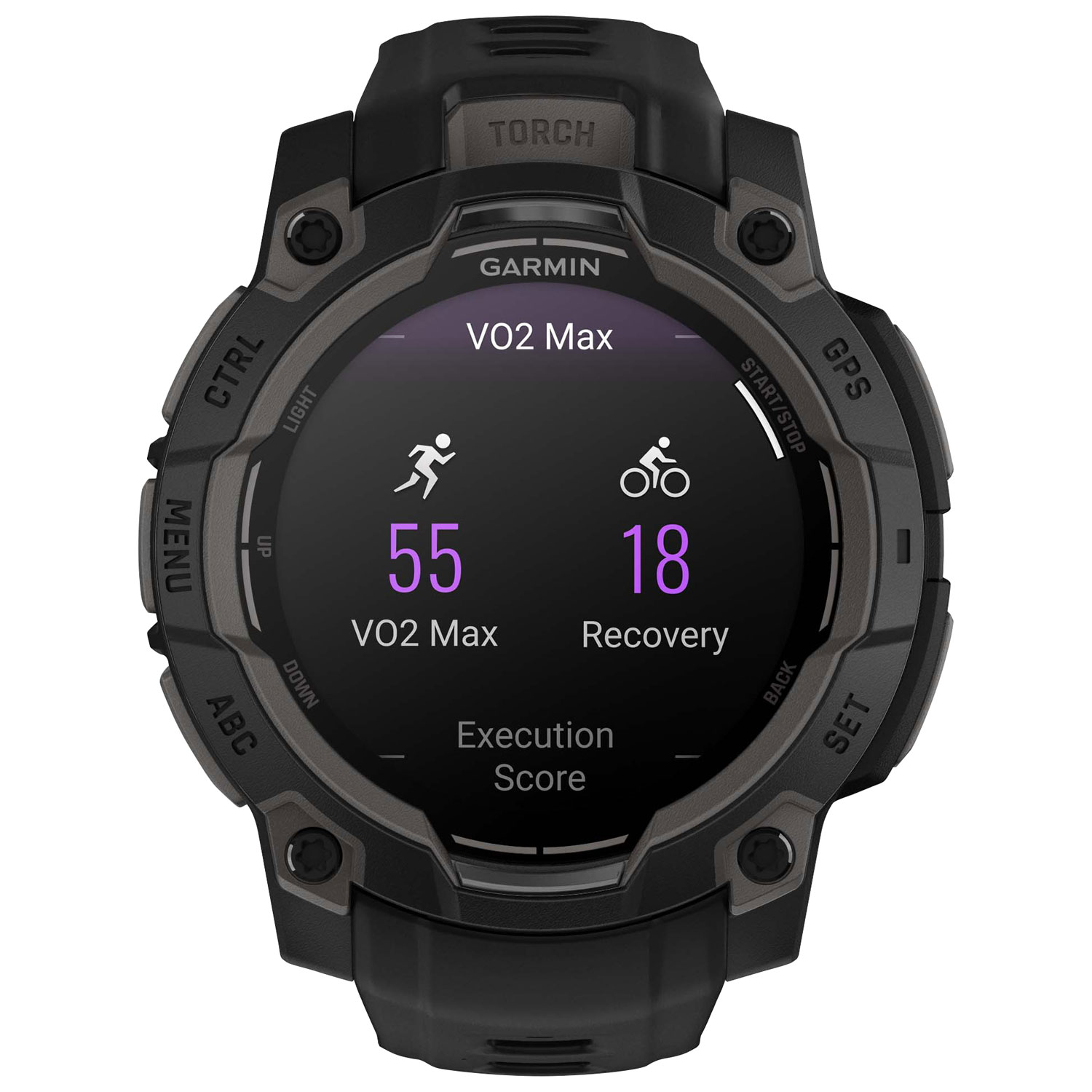 Garmin Instinct 3 AMOLED 45mm Bluetooth Multisport Smartwatch - Black