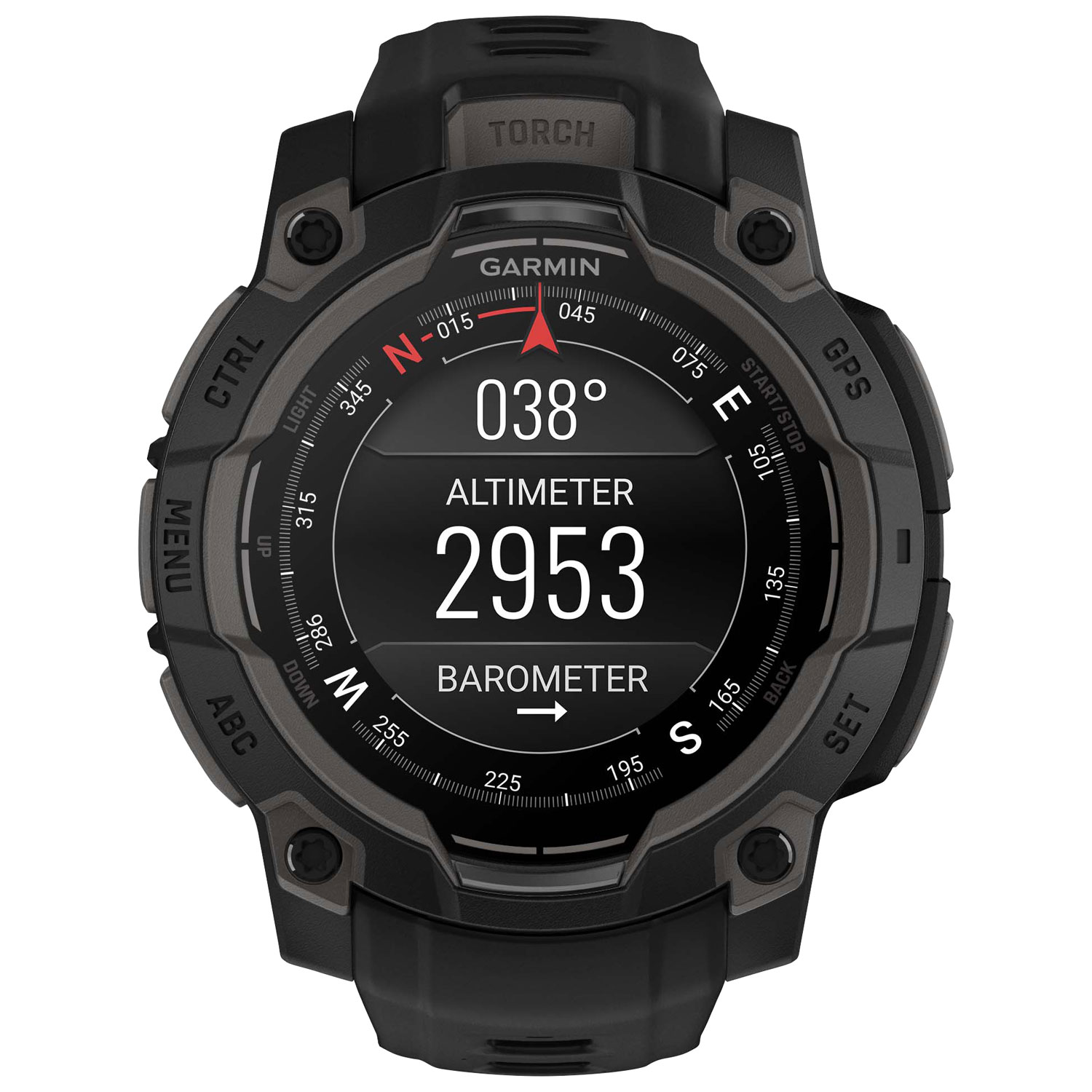 Garmin Instinct 3 AMOLED 45mm Bluetooth Multisport Smartwatch - Black