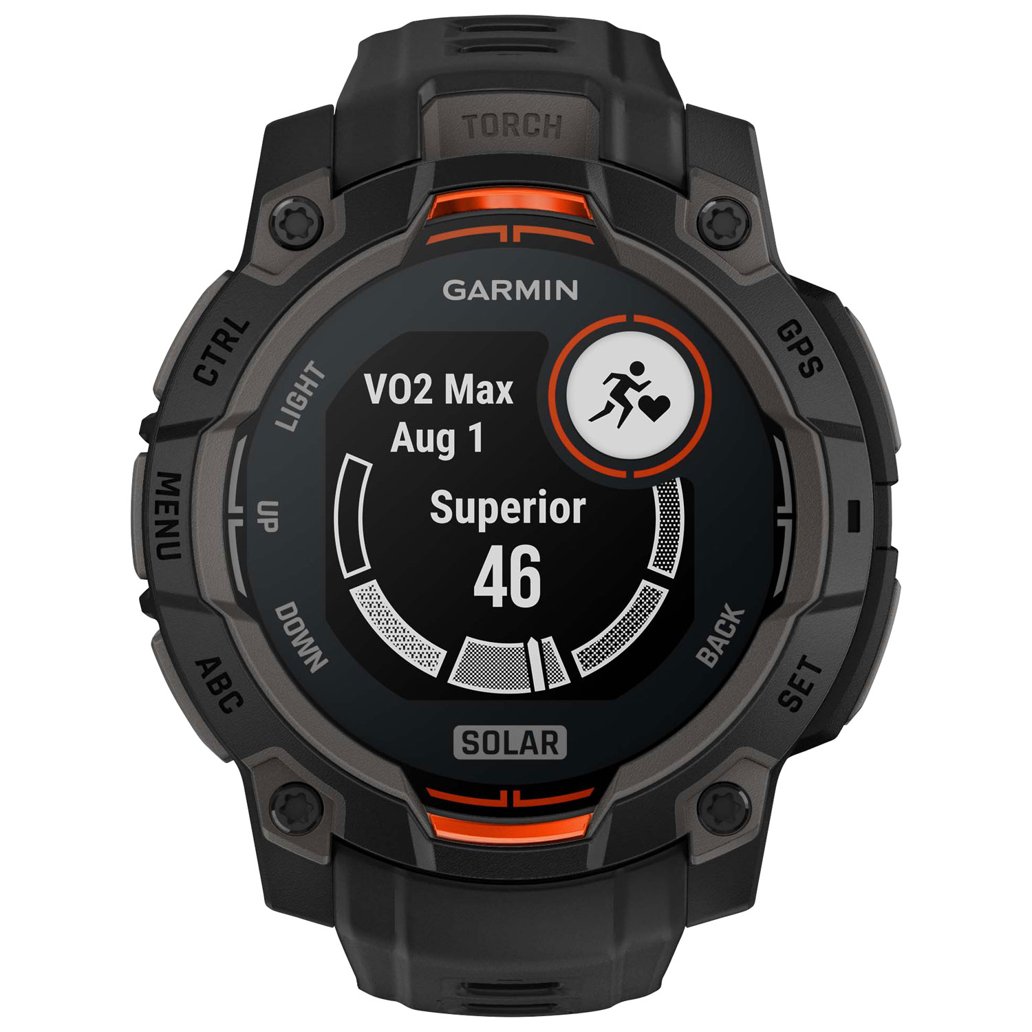 Garmin Instinct 3 Solar 45mm Bluetooth Multisport Smartwatch - Black