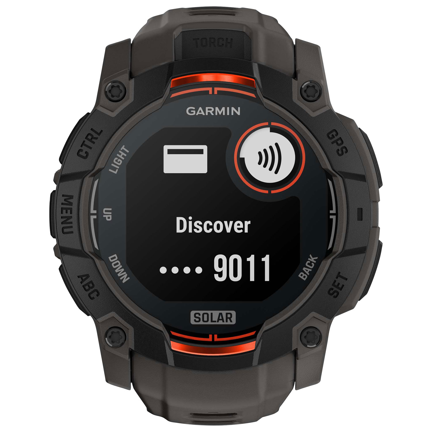 Montre intelligente multisport Bluetooth de 50 mm Instinct 3 Solar de Garmin - Noir/Anthracite