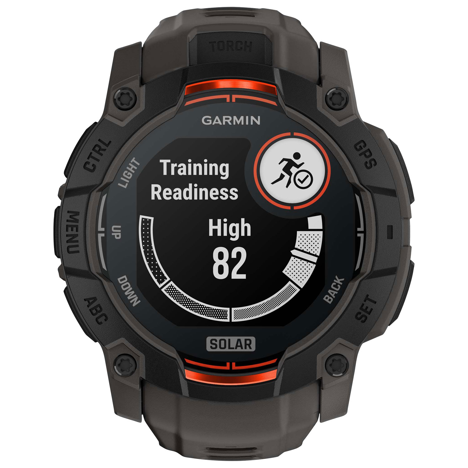 Montre intelligente multisport Bluetooth de 50 mm Instinct 3 Solar de Garmin - Noir/Anthracite