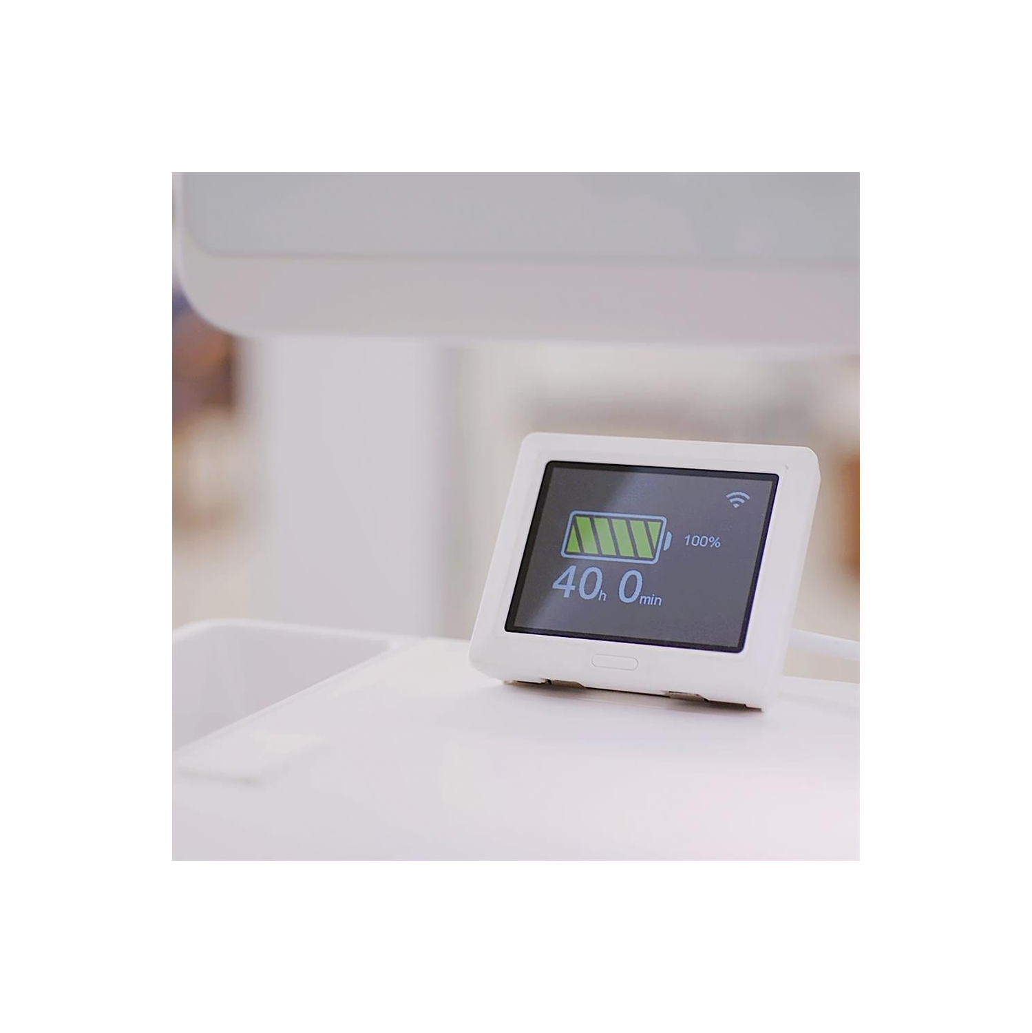 Ergotron CareFit Light-Duty Slim 2.0 LCD Medical Cart with 1 Drawer - White/Warm Grey -