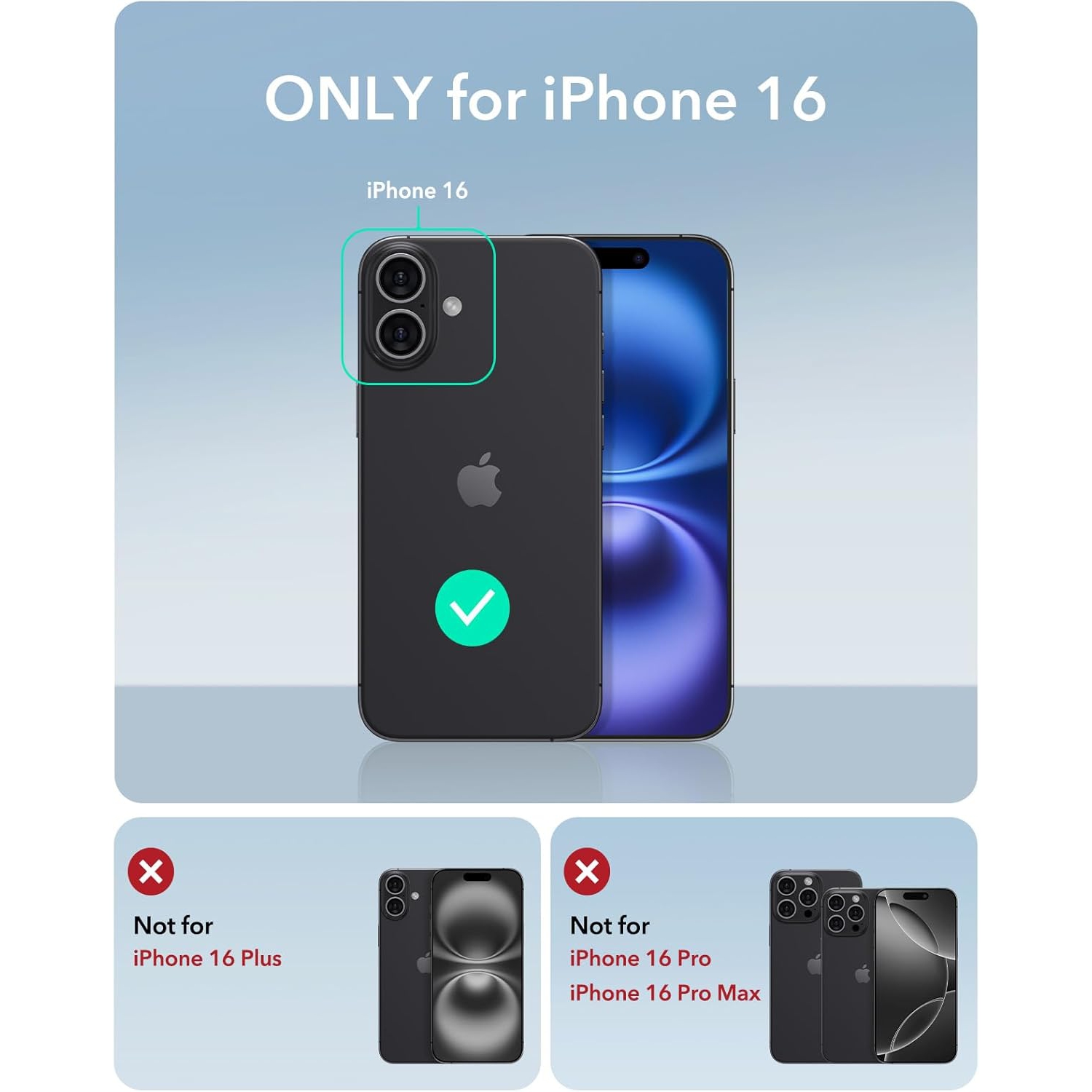 XCRS Defender Case Magsafe Cover, Magnetic Metal Kickstand Ring Holder Case for Apple iPhone 16 2024