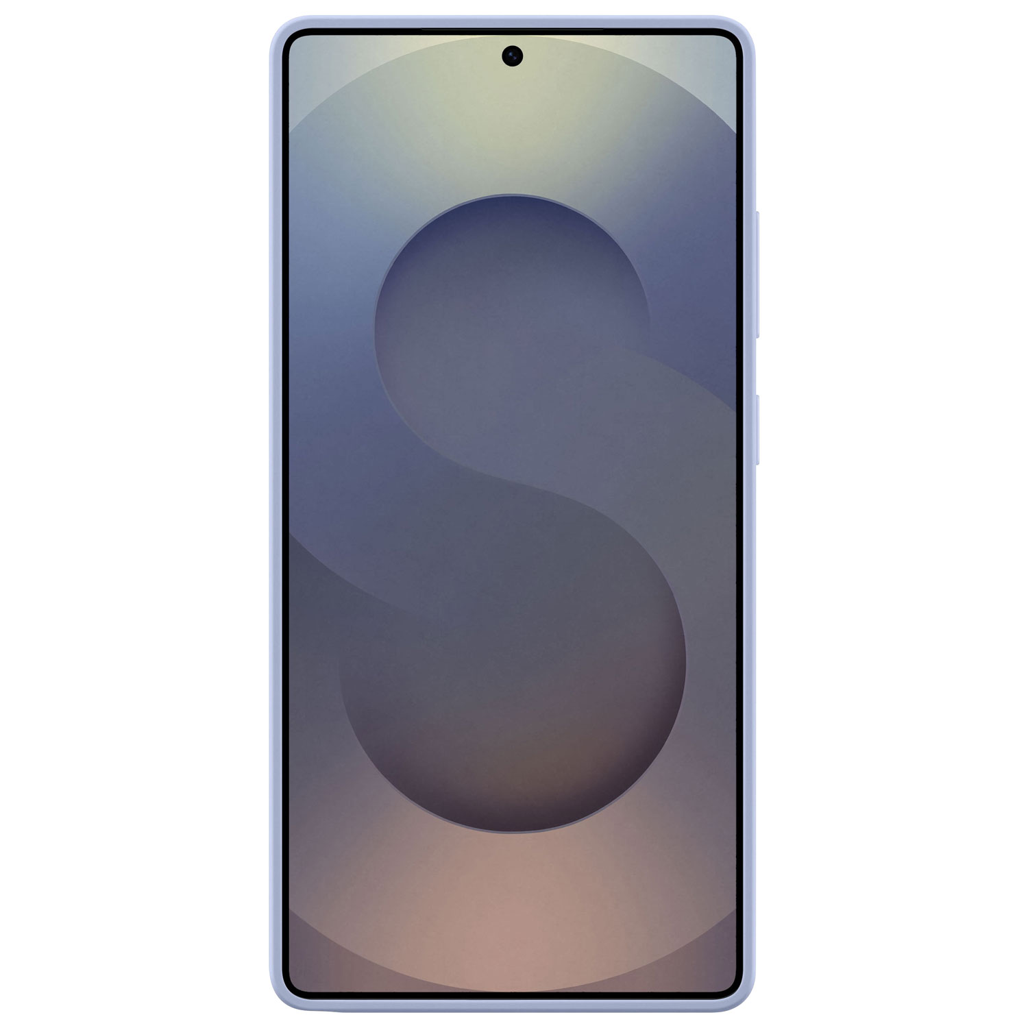 Étui souple ajusté en silicone pour Galaxy S25 Ultra de Samsung - Bleu clair