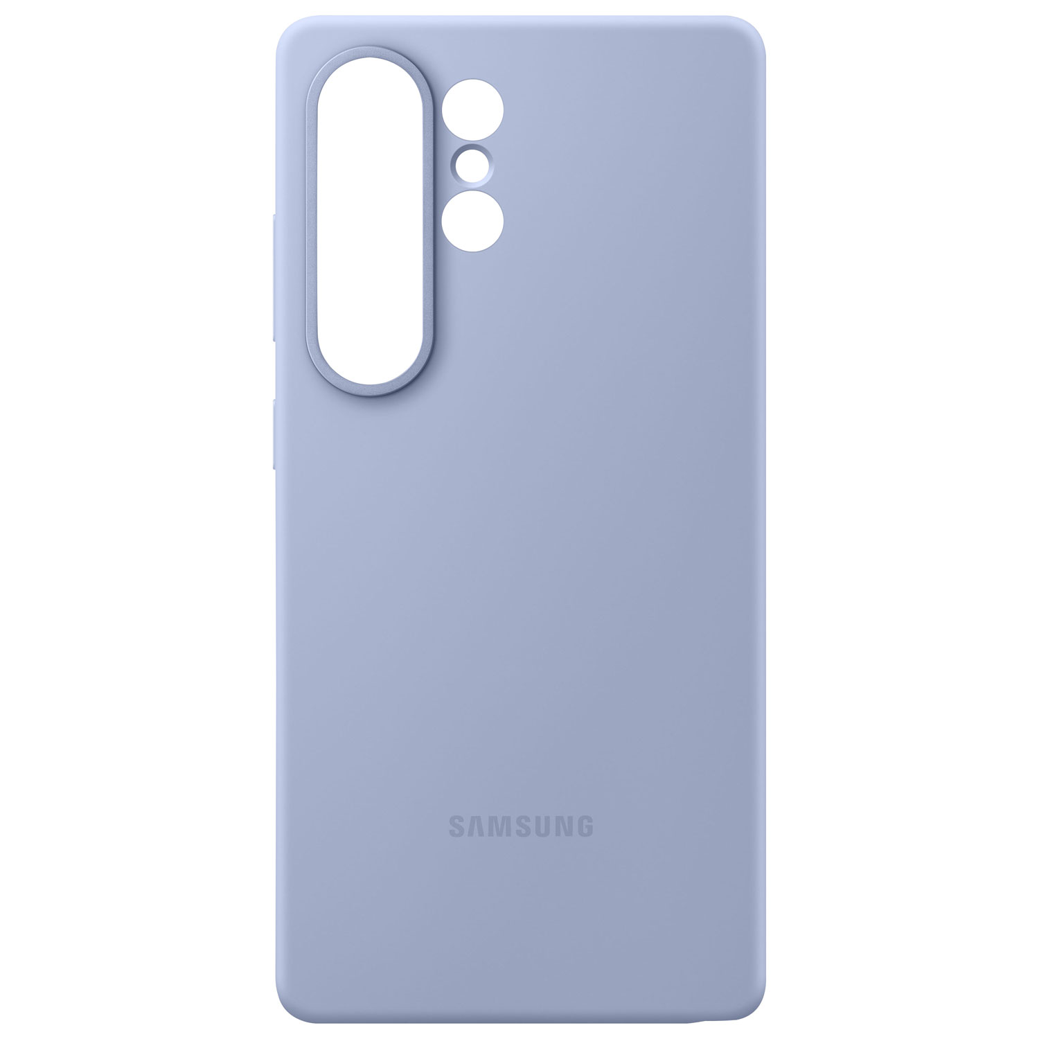 Étui souple ajusté en silicone pour Galaxy S25 Ultra de Samsung - Bleu clair