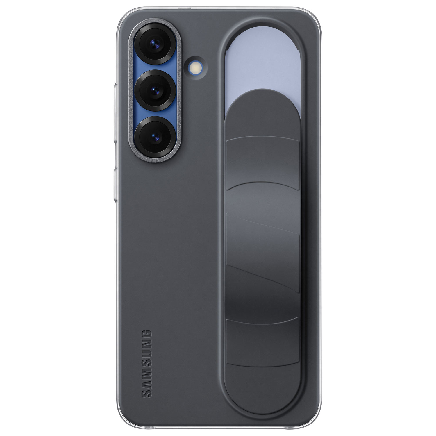 Étui rigide ajusté Standing Grip de Samsung pour Galaxy S25 - Noir