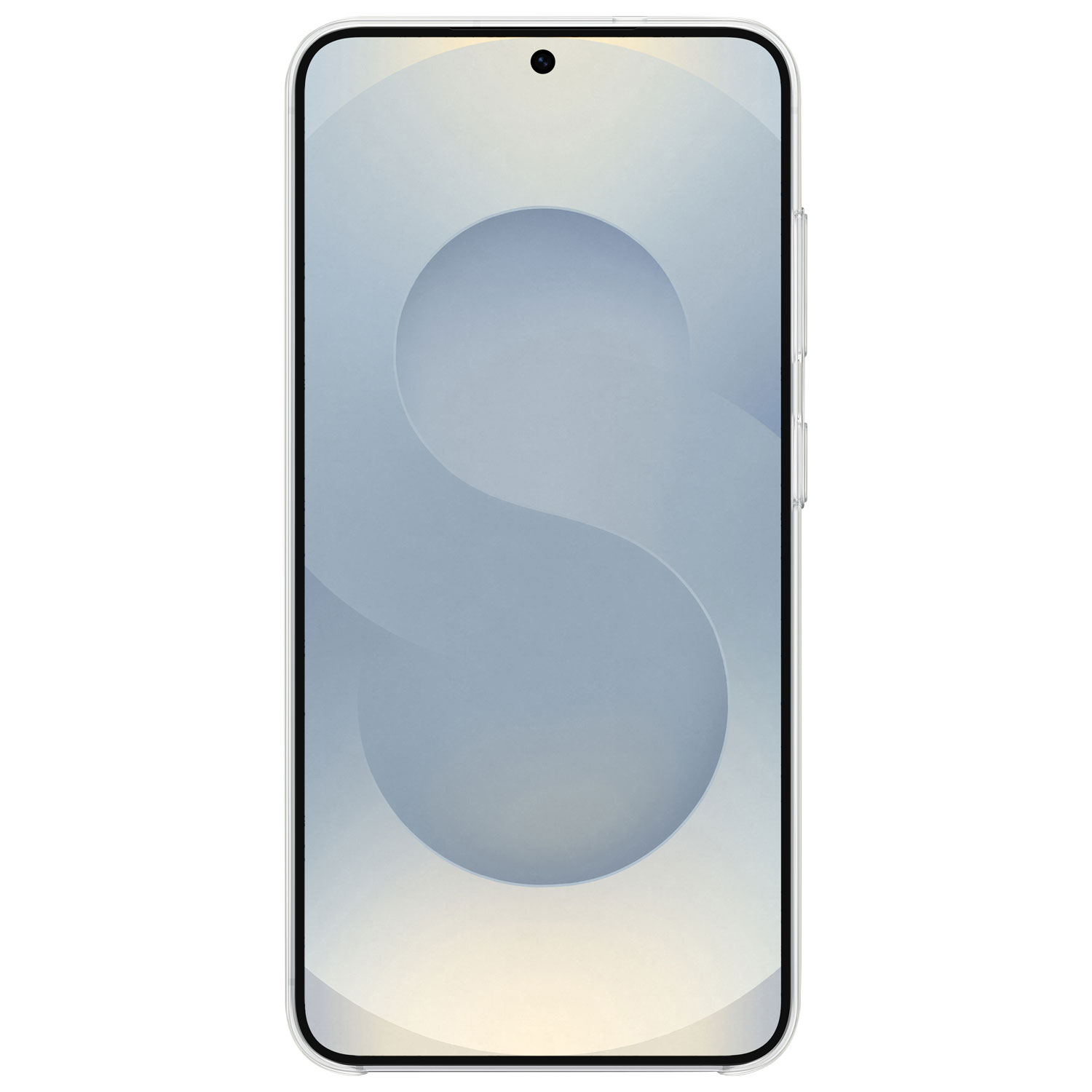 Étui rigide ajusté Standing Grip de Samsung pour Galaxy S25 - Blanc