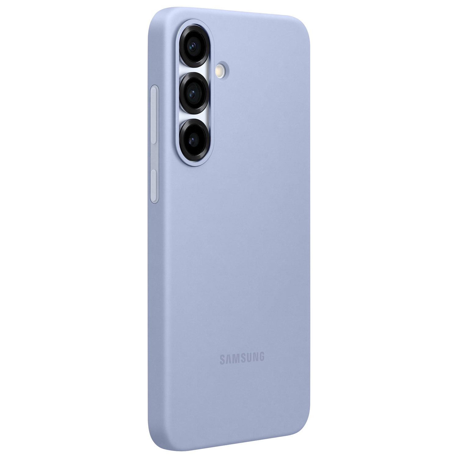 Étui souple ajusté en silicone de Samsung pour Galaxy S25+ - Bleu clair