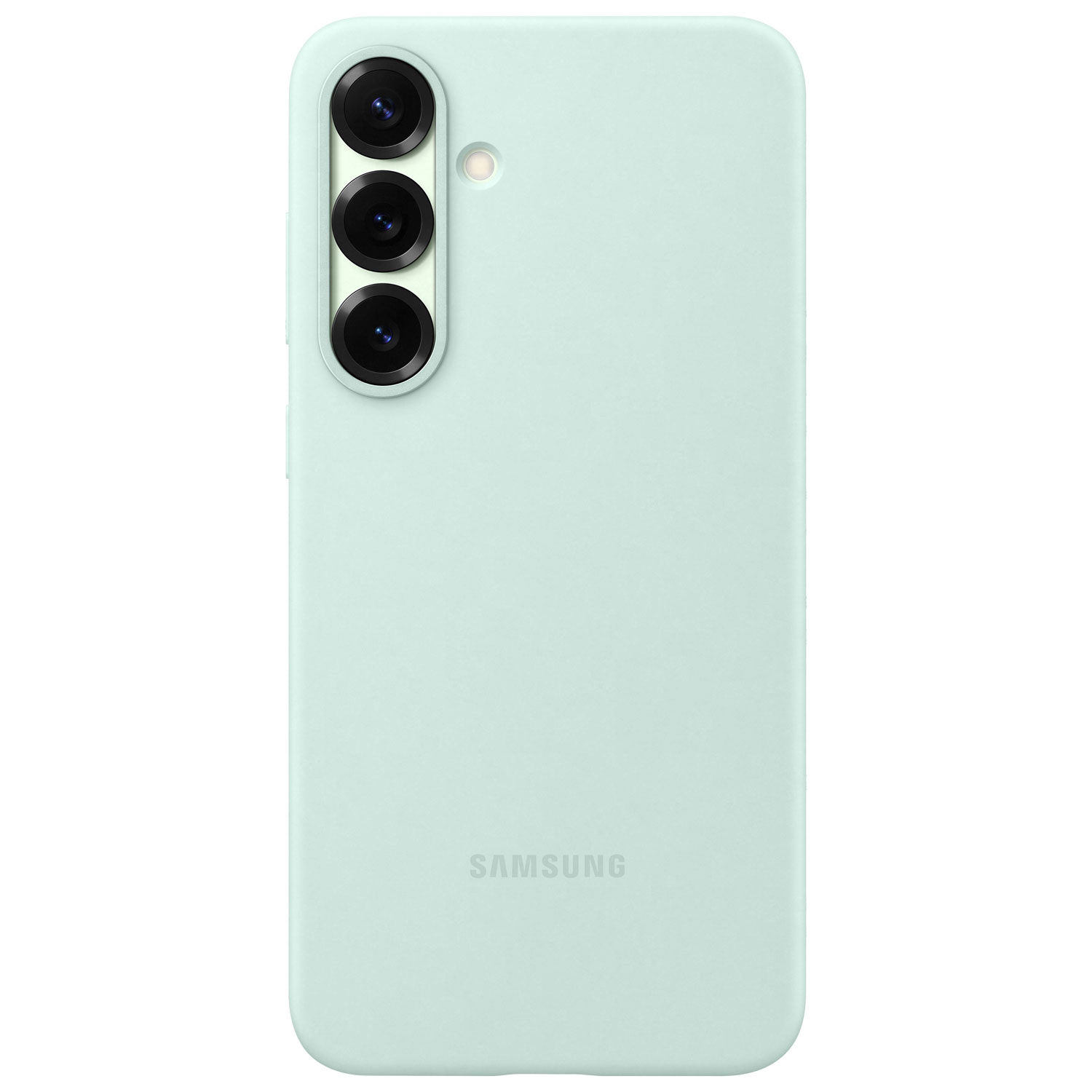 Étui souple ajusté en silicone de Samsung pour Galaxy S25+ - Menthe
