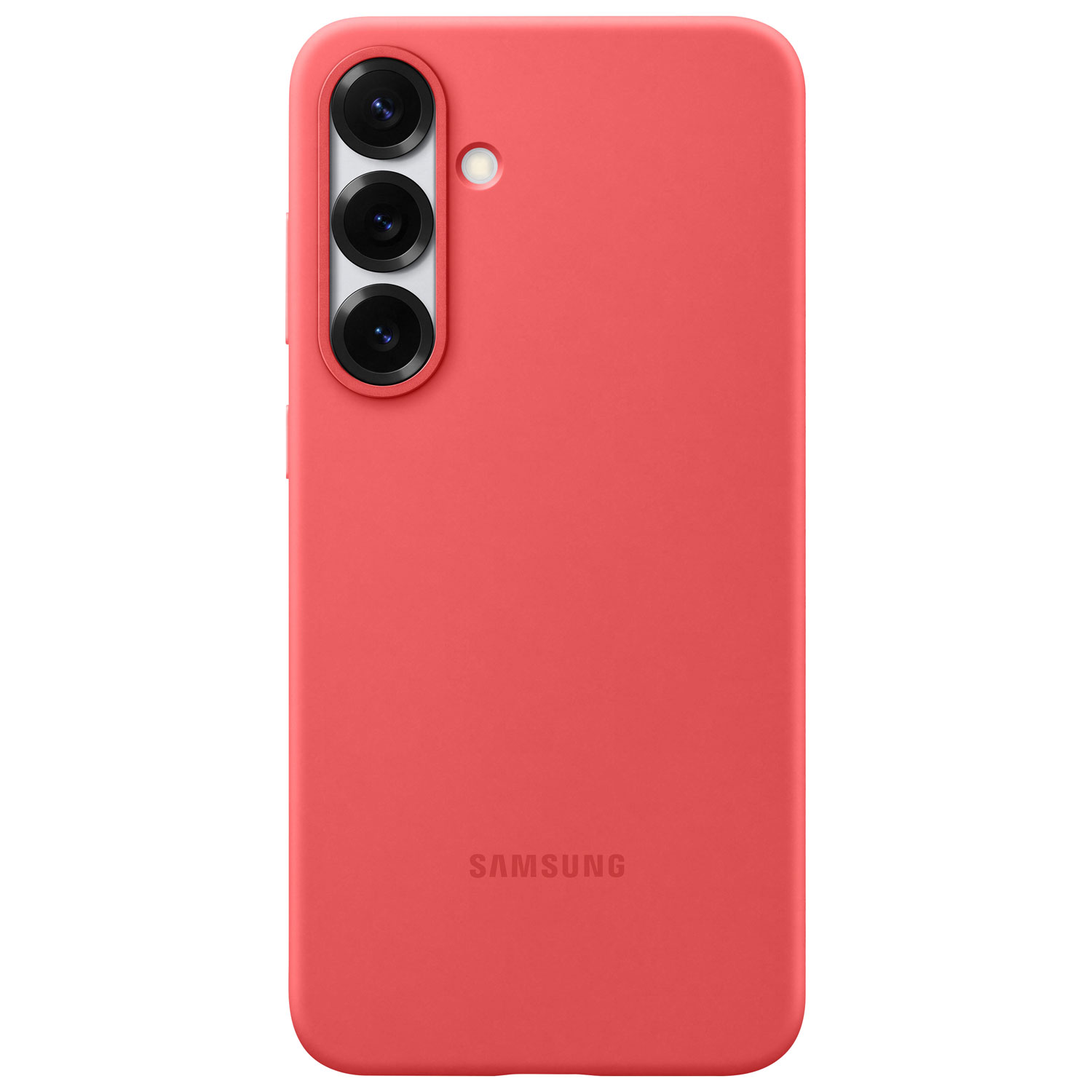 Étui souple ajusté en silicone de Samsung pour Galaxy S25+ - Rouge