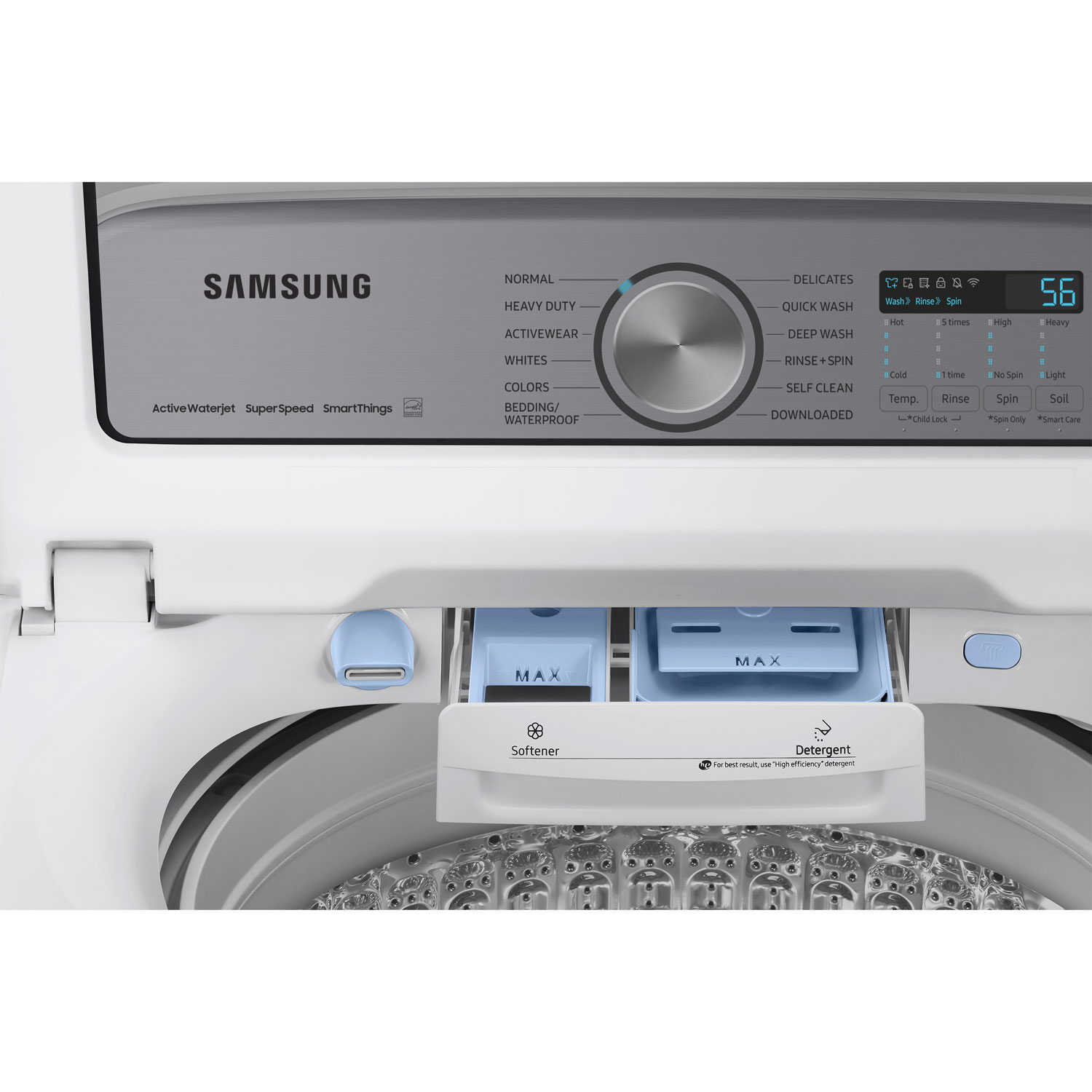 Samsung 6.0 Cu. Ft. High Efficiency Impeller Top Load Washer - White