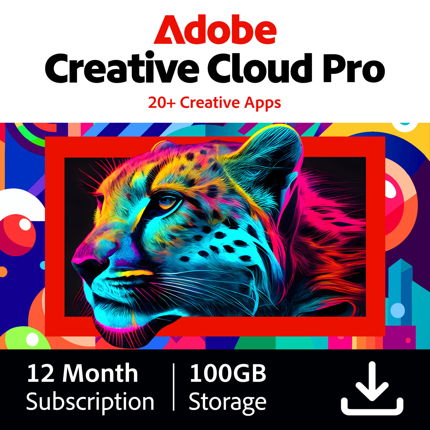 Adobe Creative Cloud Pro - 1 User - 1 Year - Digital Download