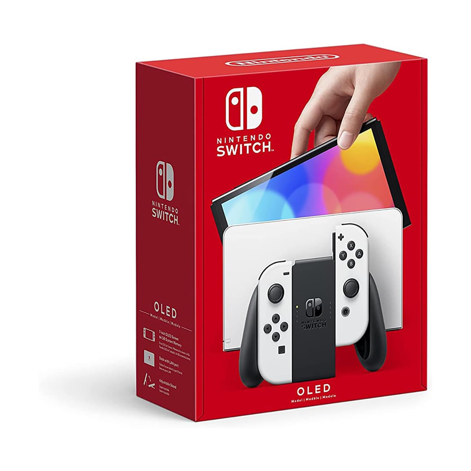 Nintendo Switch (OLED Model) Console with Memership - White - 64GB