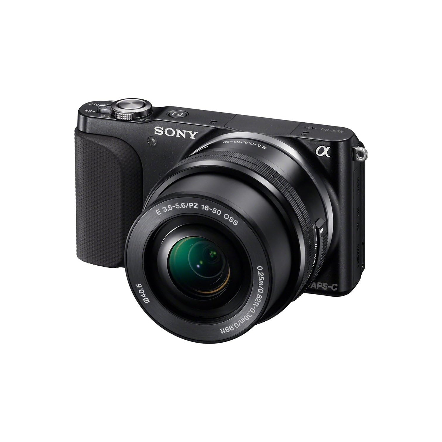 Sony NEX-3NL/B Compact Interchangeable Lens Digital Camera Kit (Black) -Open Box