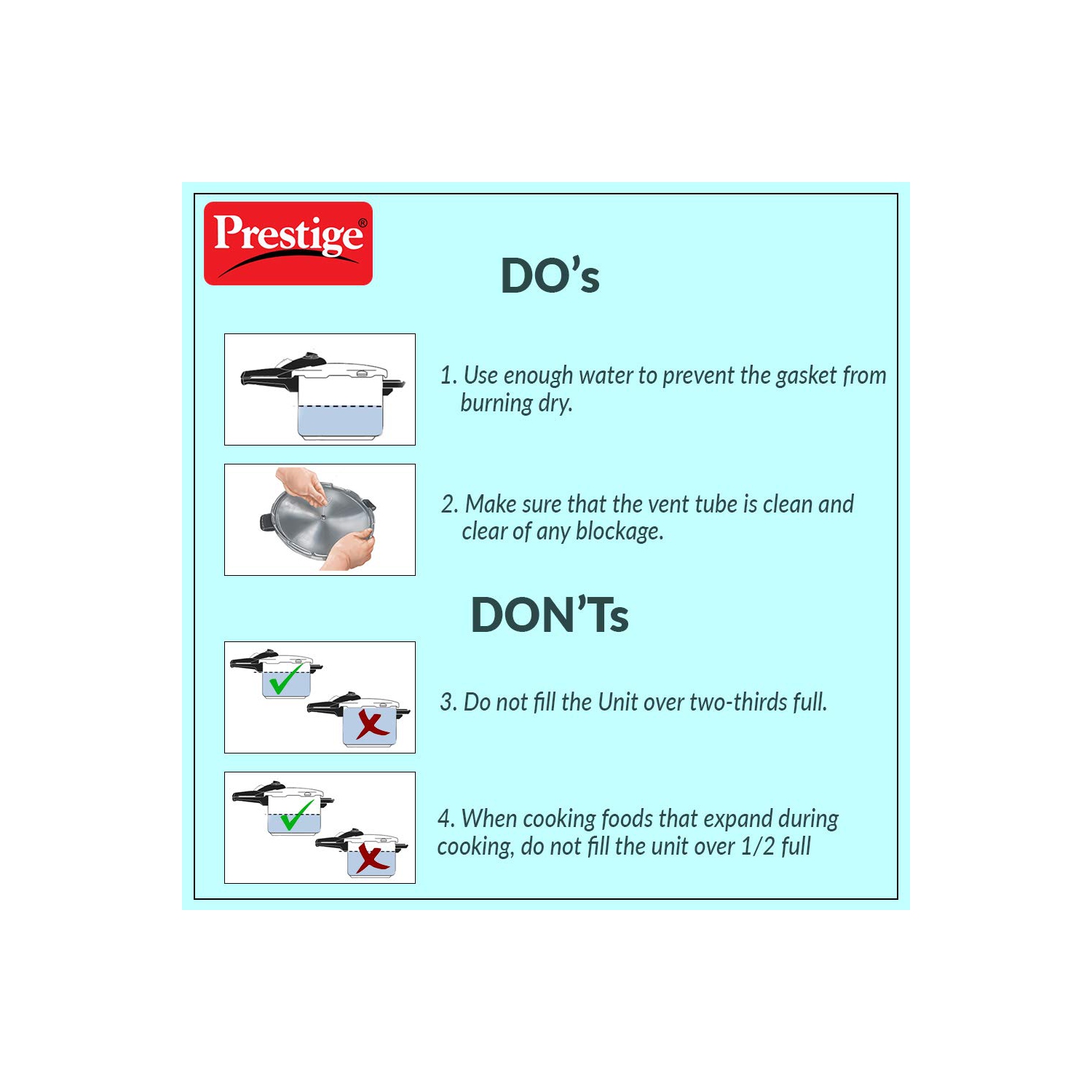 Prestige 2L Alpha Deluxe Induction Base Stainless Steel Pressure Cooker, 2.0-Liter