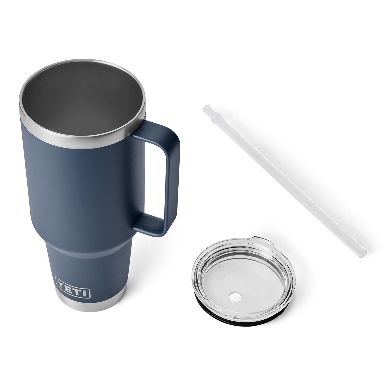 YETI Rambler 42 oz Straw Mug, Vacuum Insulated, Stainless Steel, Navy
