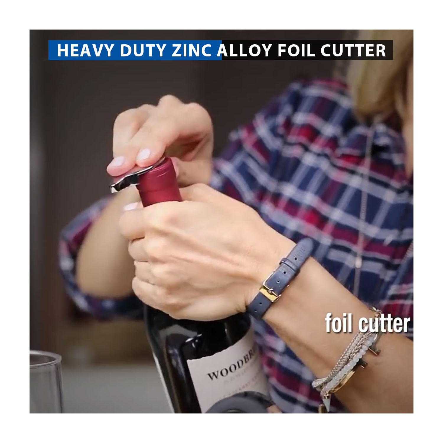 Ouvre-bouteille vertical compact en acier inoxydable ouvre-bouteille avec coupe-capsule