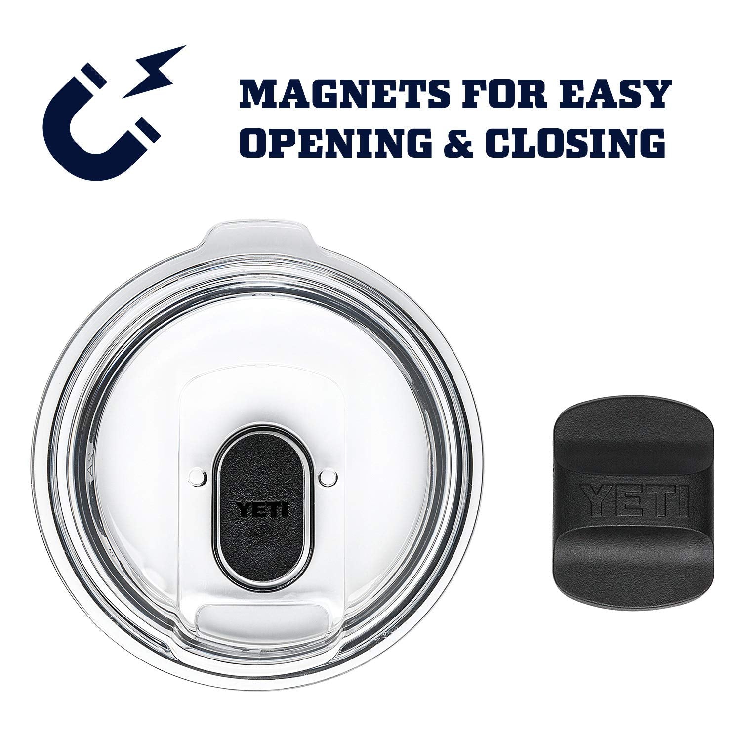 Gobelet 20&nbsp;oz YETI Rambler, acier inoxydable, isolé sous vide avec couvercle MagSlider, écume de mer