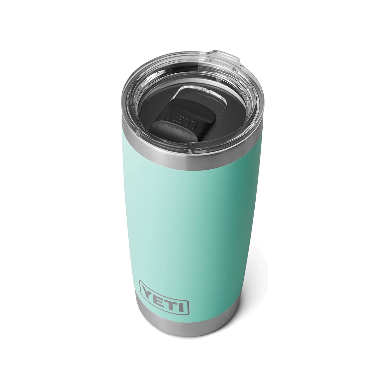 Gobelet 20&nbsp;oz YETI Rambler, acier inoxydable, isolé sous vide avec couvercle MagSlider, écume de mer