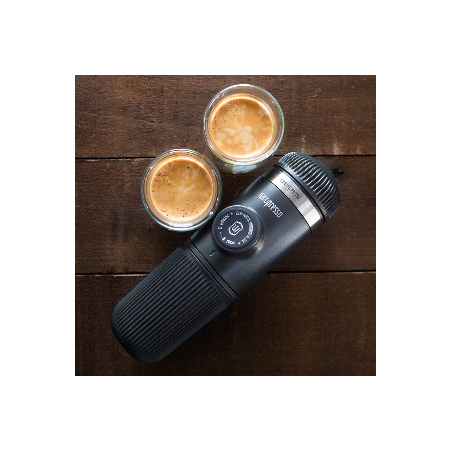 WACACO Nanopresso Barista Kit, Accessory for Nanopresso, Larger Water Tank with 3 Filter Baskets, for Lungo Espresso