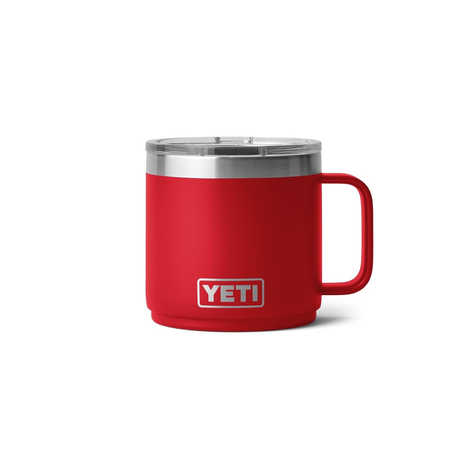 Tasse empilable YETI Rambler 14&nbsp;oz, isotherme, acier inoxydable avec couvercle MagSlider, rouge secours