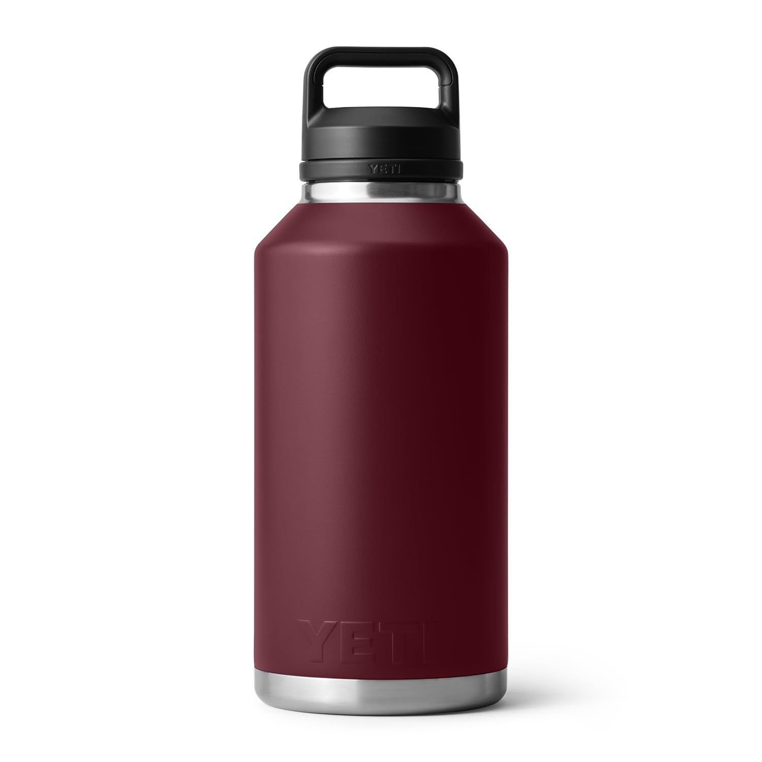 Bouteille 64&nbsp;oz YETI Rambler, isolée sous vide, acier inoxydable avec capuchon, rouge vigne sauvage