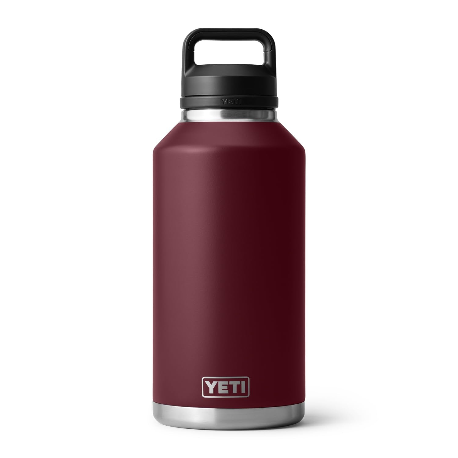 Bouteille 64&nbsp;oz YETI Rambler, isolée sous vide, acier inoxydable avec capuchon, rouge vigne sauvage