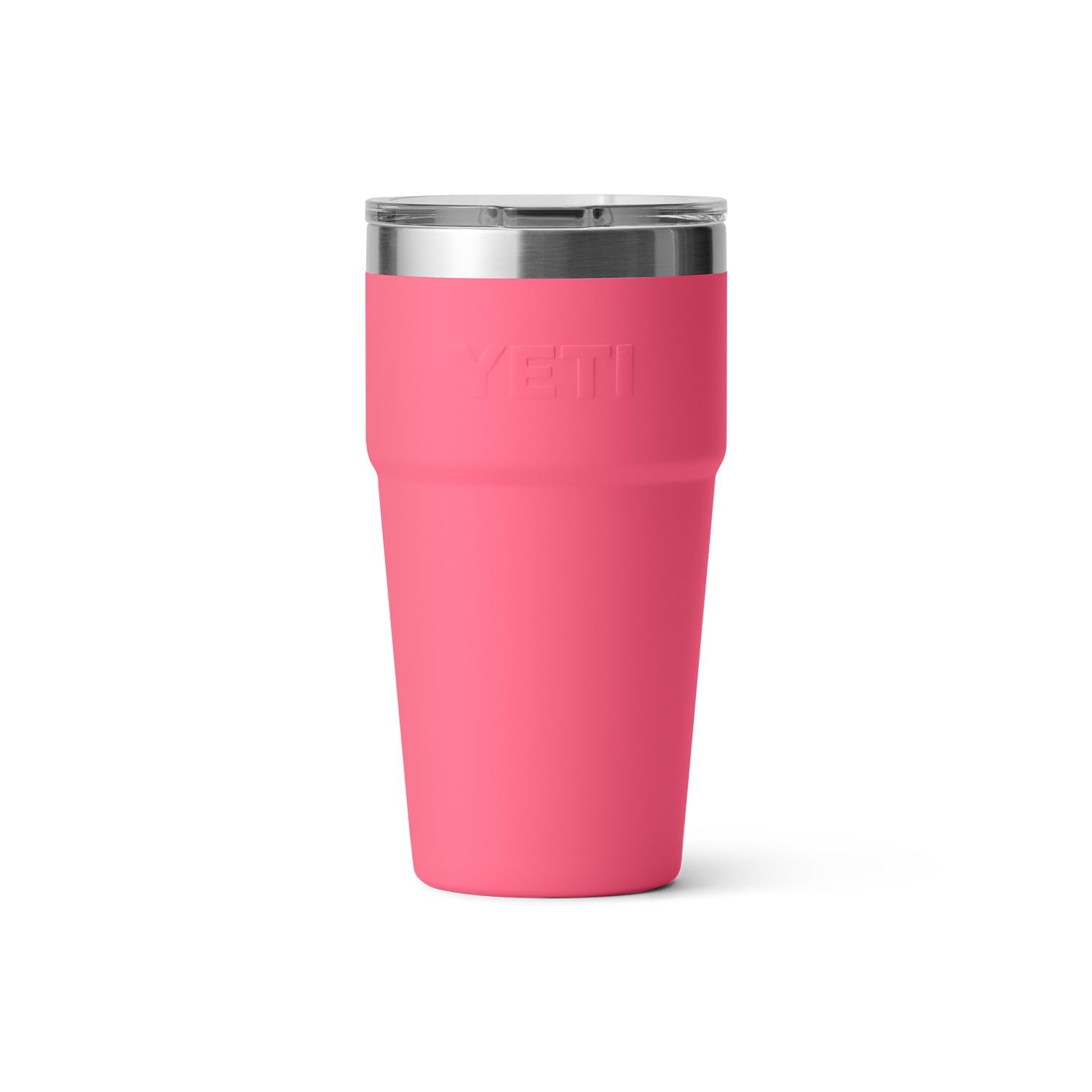 YETI Rambler 20 oz Stackable Tumbler, Stainless Steel, Vacuum Insulated with MagSlider Lid, Tropical Pink