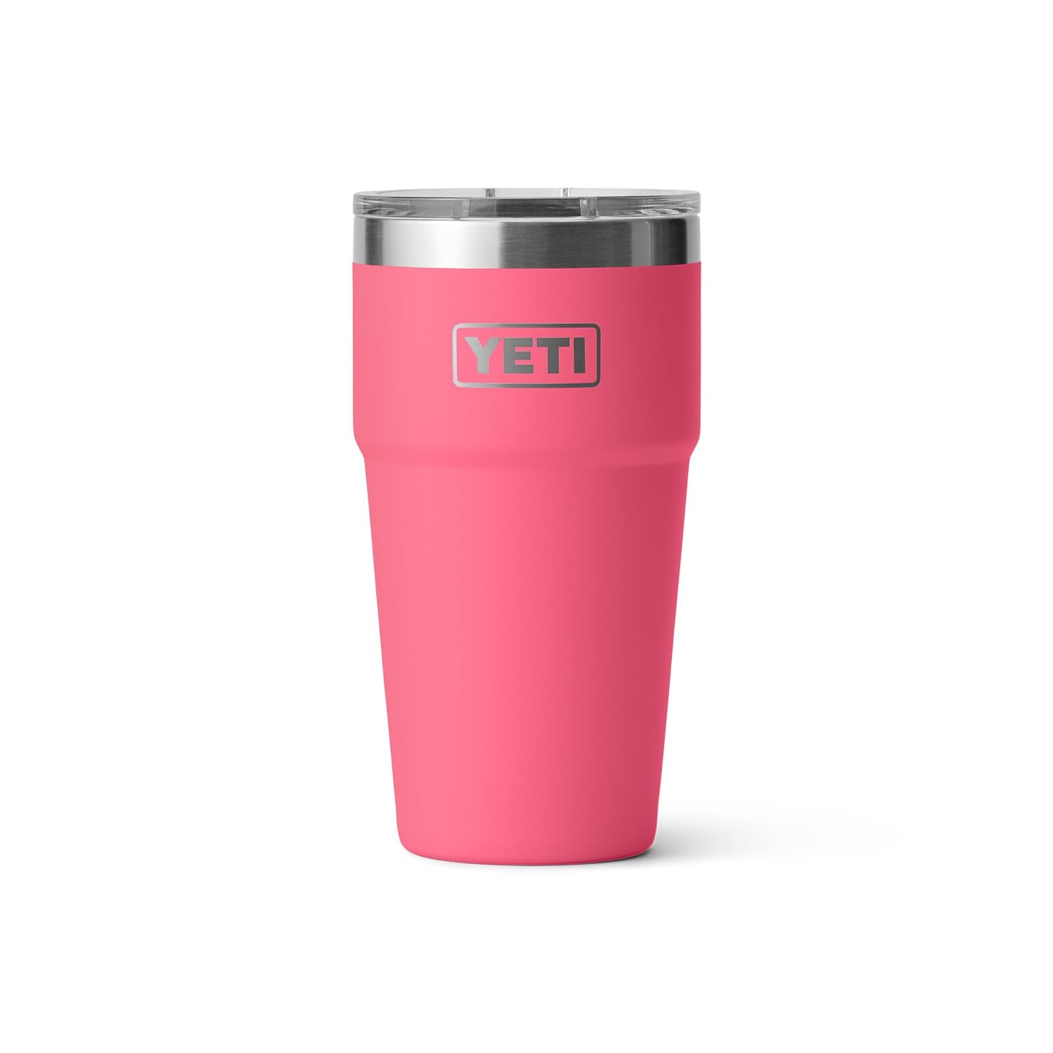 YETI Rambler 20 oz Stackable Tumbler, Stainless Steel, Vacuum Insulated with MagSlider Lid, Tropical Pink