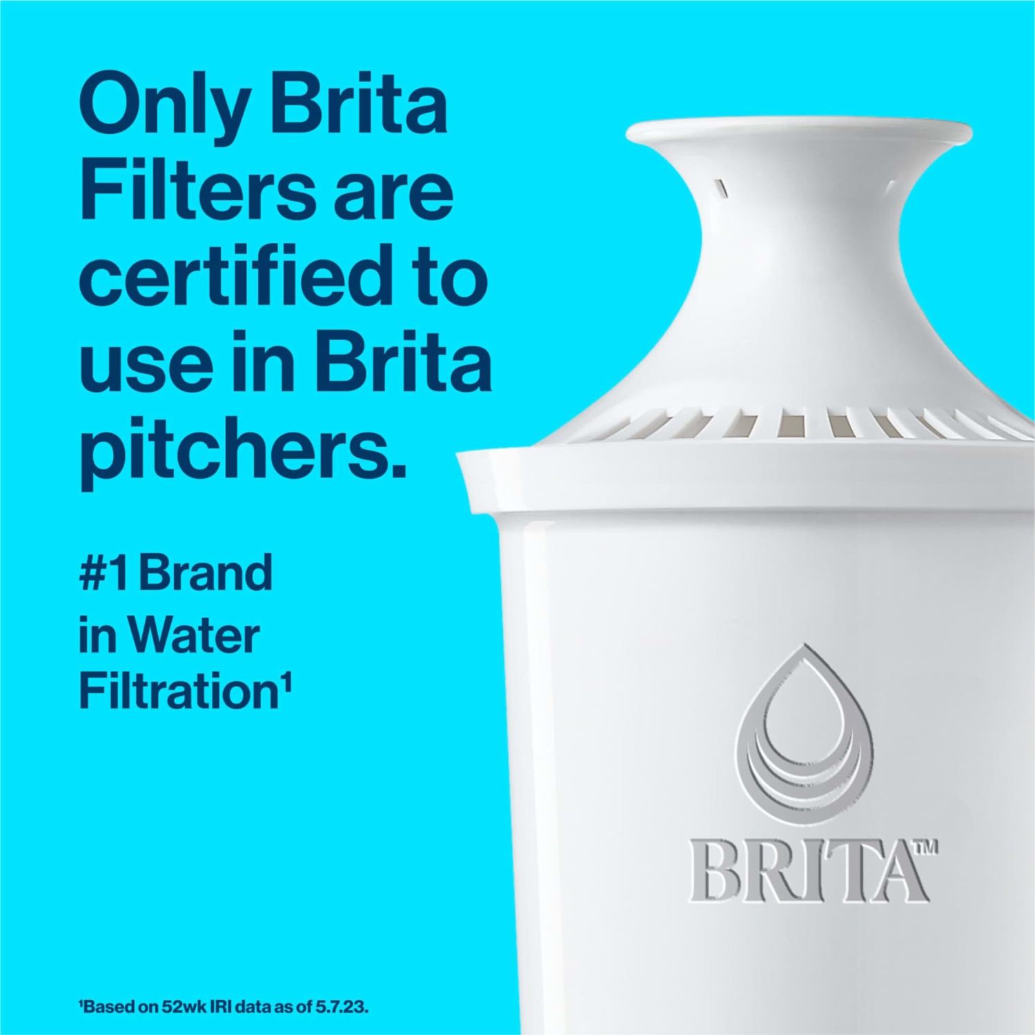Brita 27 Cup Filter Dispenser, Reduces Chlorine taste and odour from Tap Water, Filters 151 Litres, UltraMax, Black