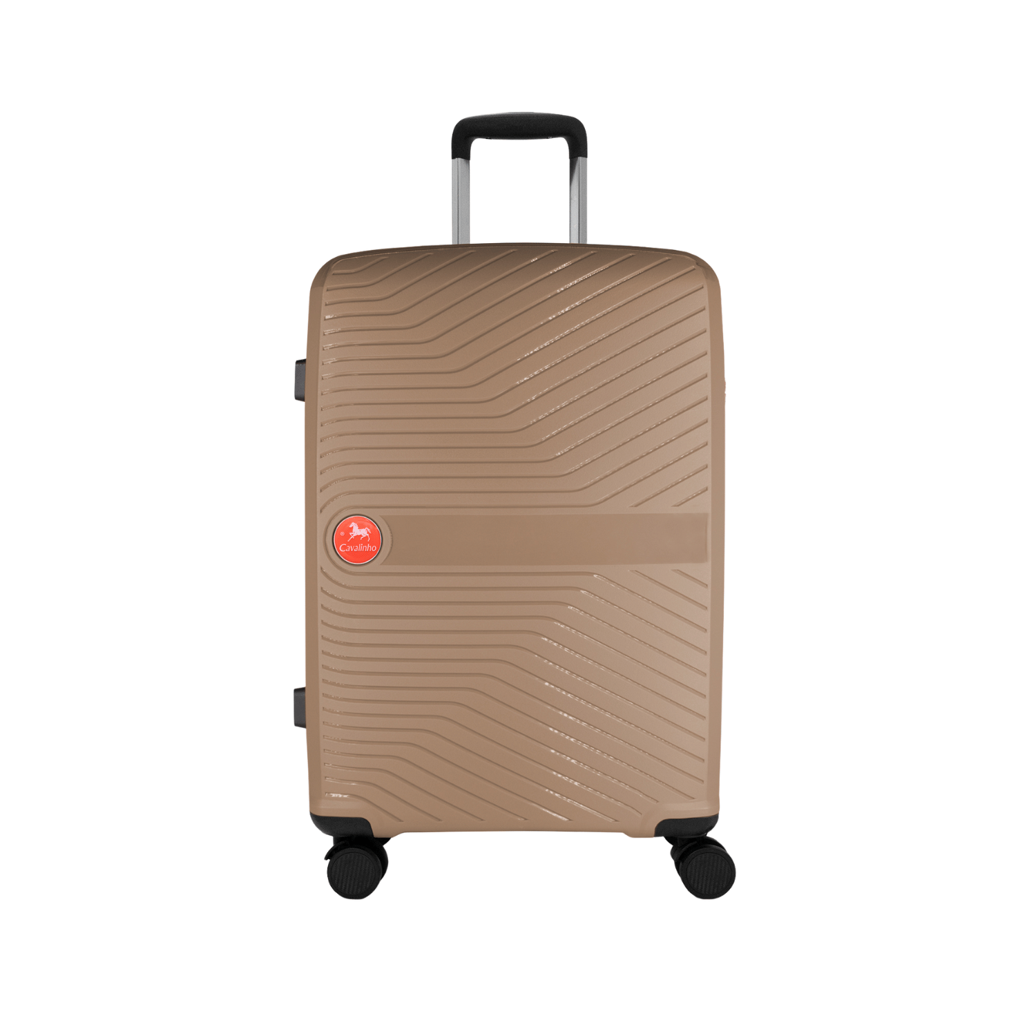 Valise de cabine rigide colorée de 24&nbsp;po de Cavalinho - Sable