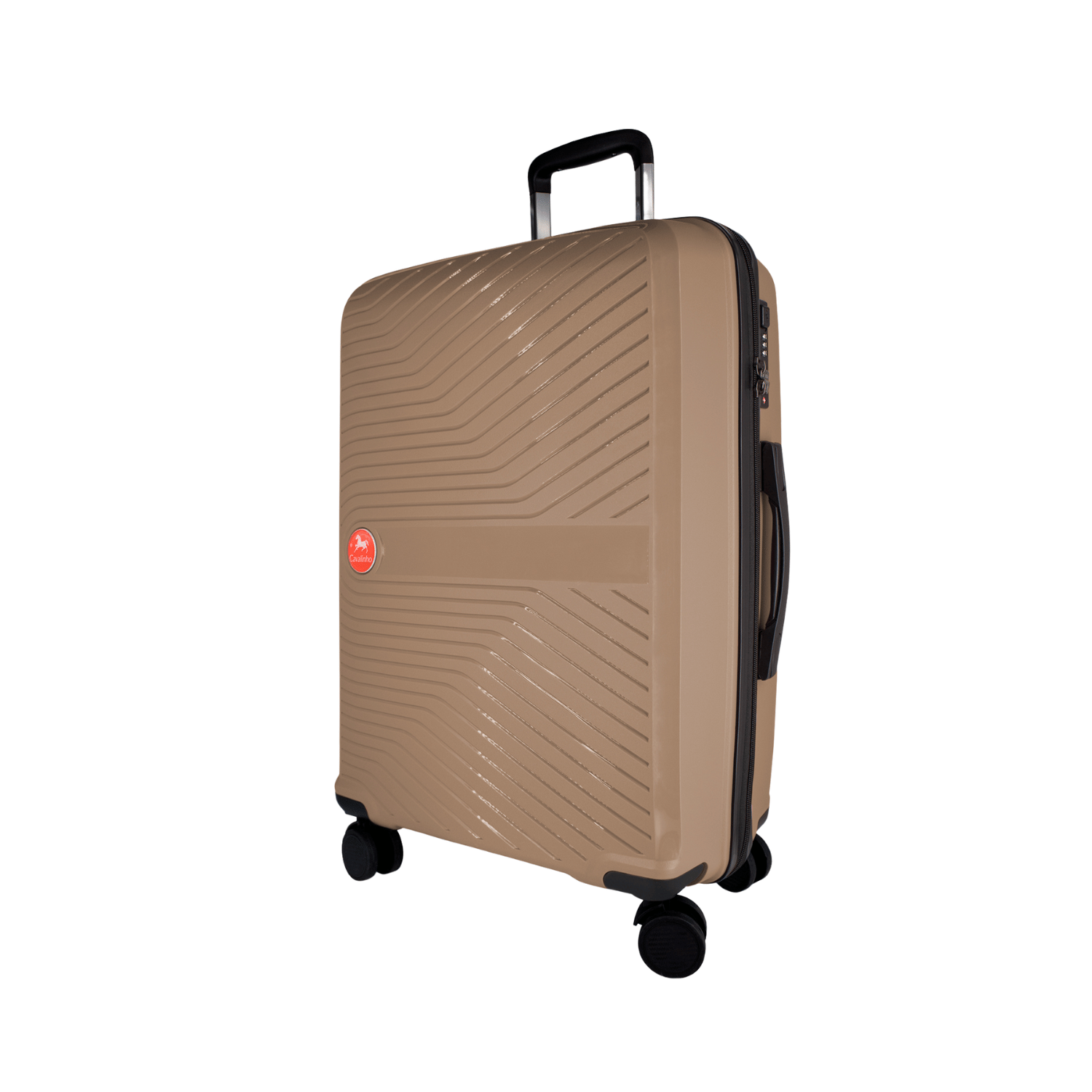 Valise de cabine rigide colorée de 24&nbsp;po de Cavalinho - Sable