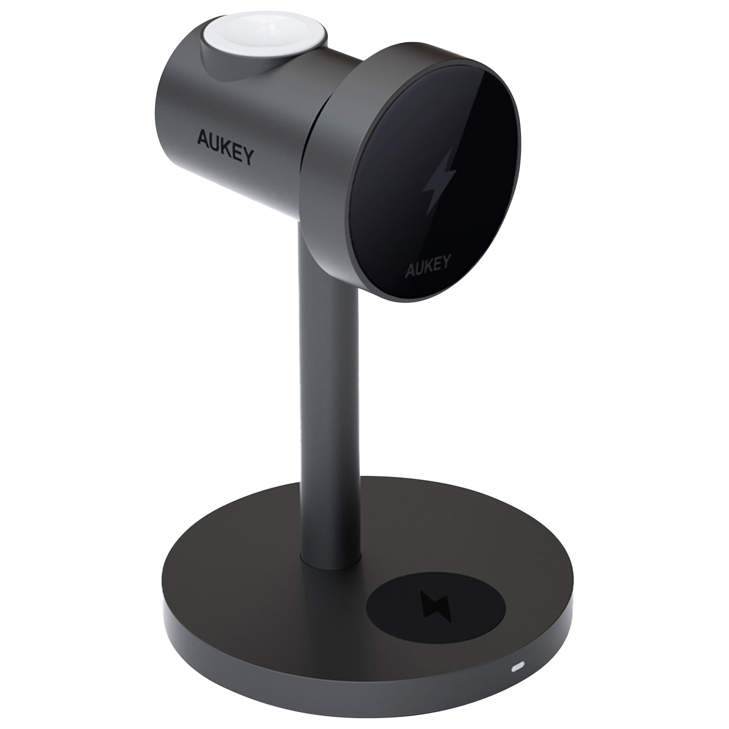 Station de chargement magnétique sans fil 15 W 3-en-1 Qi2 MagFusion d'AUKEY